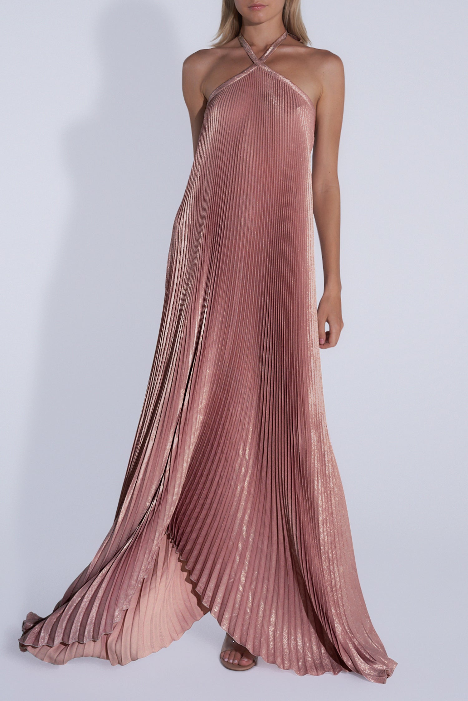 Deesse Gown - Rose Pink Shimmer