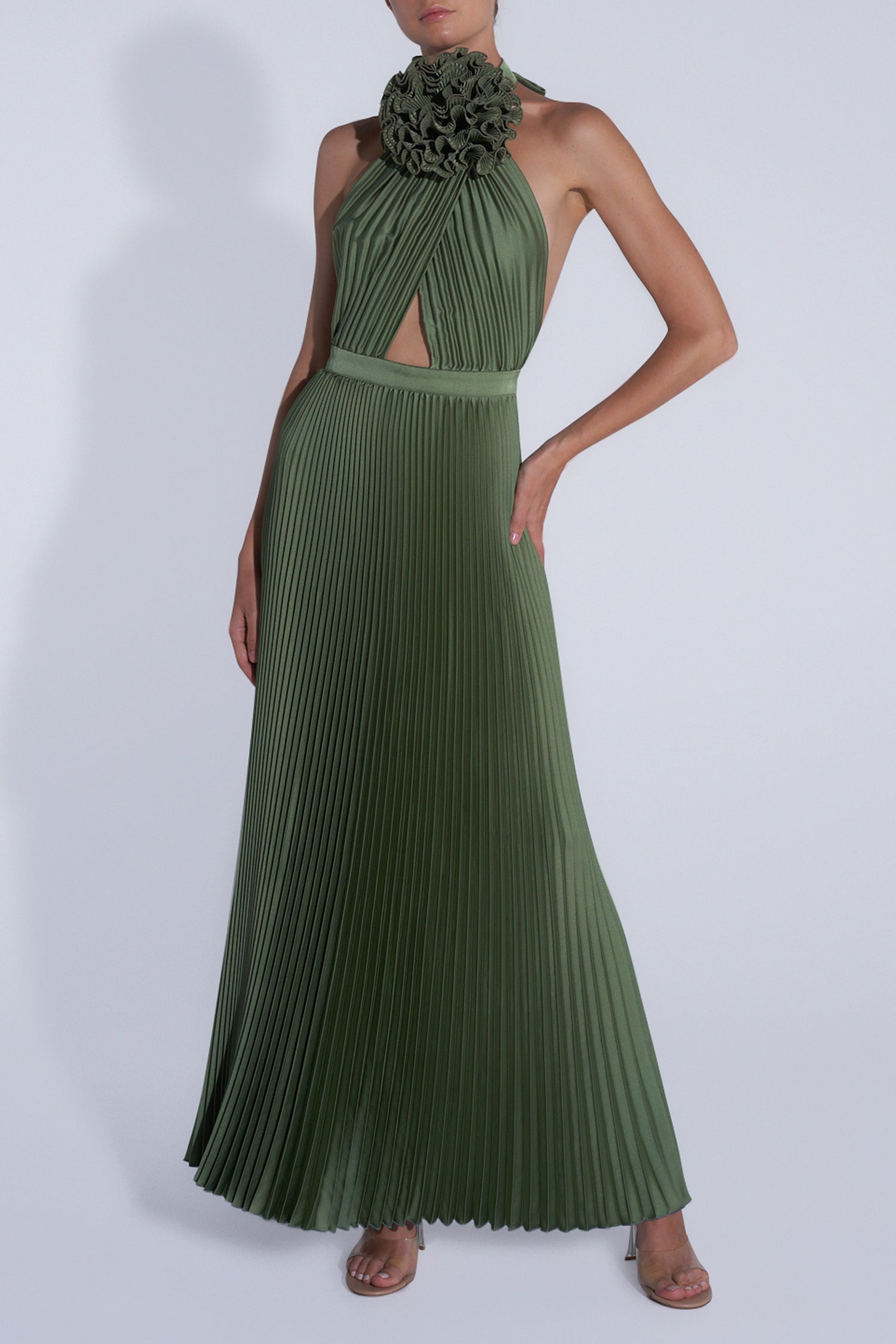 Triumph Gown - Moss L'IDE | WOMAN Triumph Gown - Moss L'IDE | WOMAN