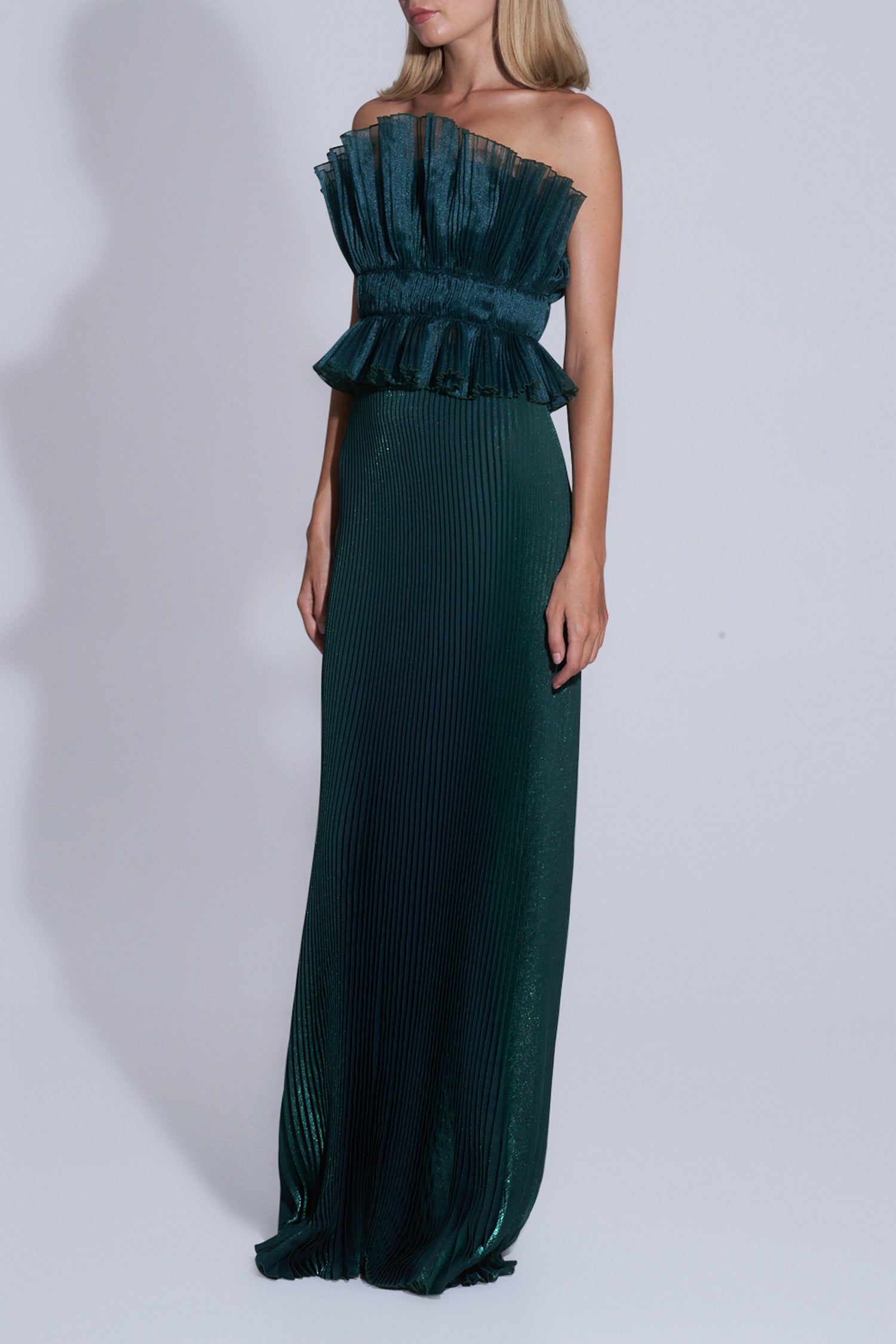 Masquerade Top - Pine Shimmer