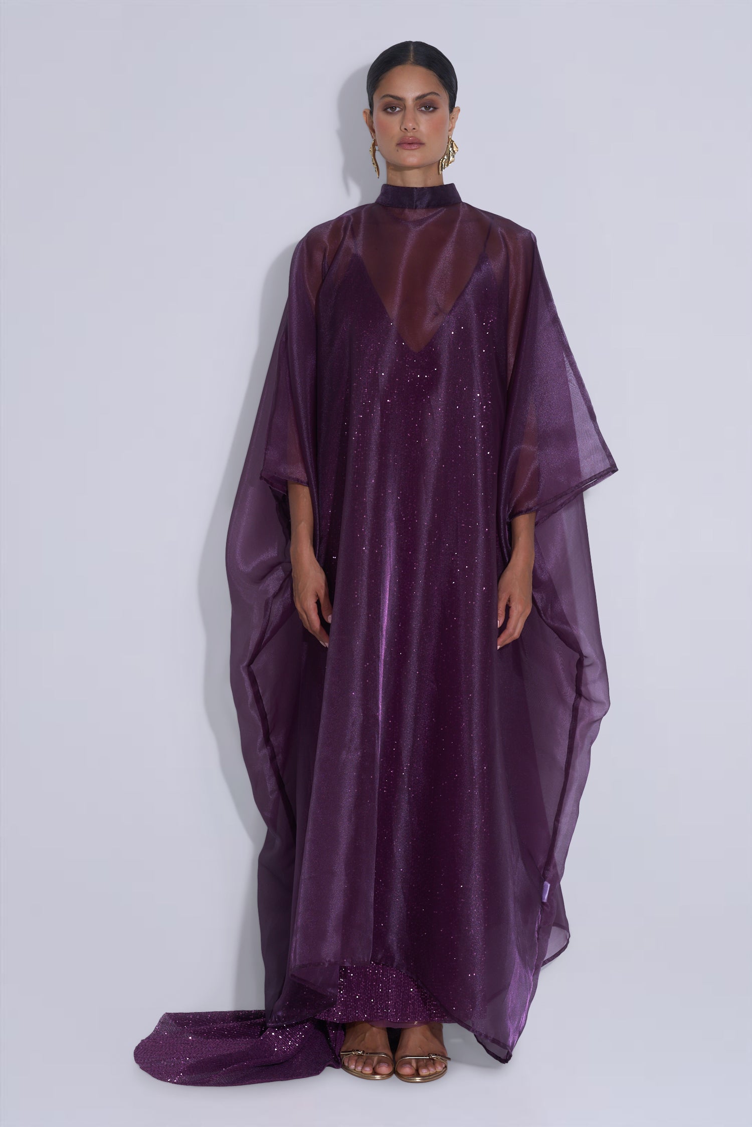 Ross Kaftan - Plum Organza