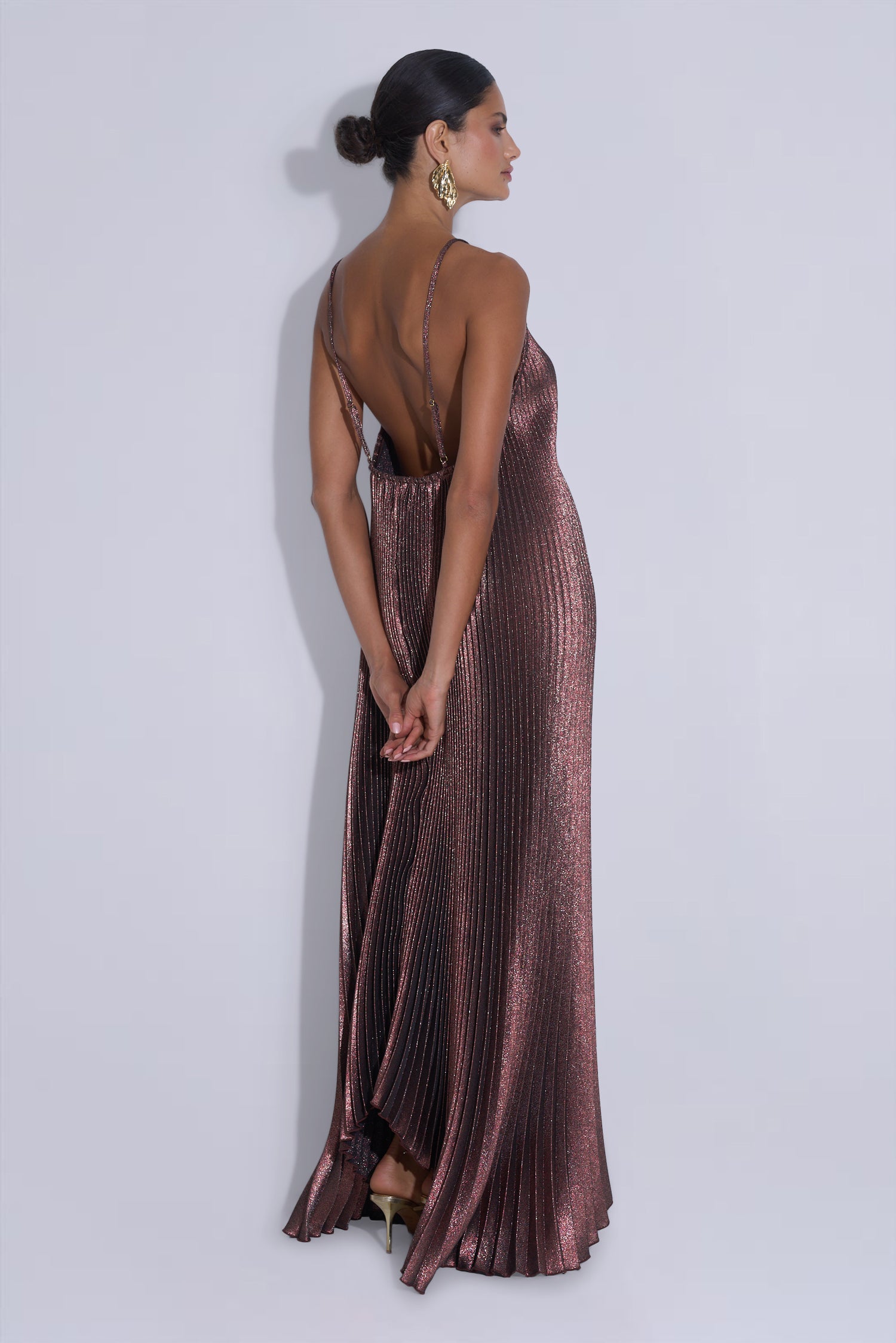 The Muse Gown - Choc Glitter