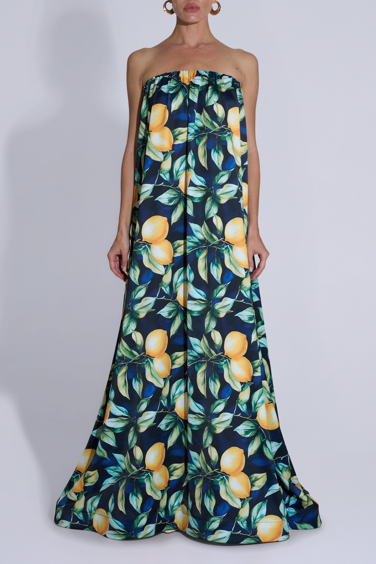 Costiera Dress - Navy Limone