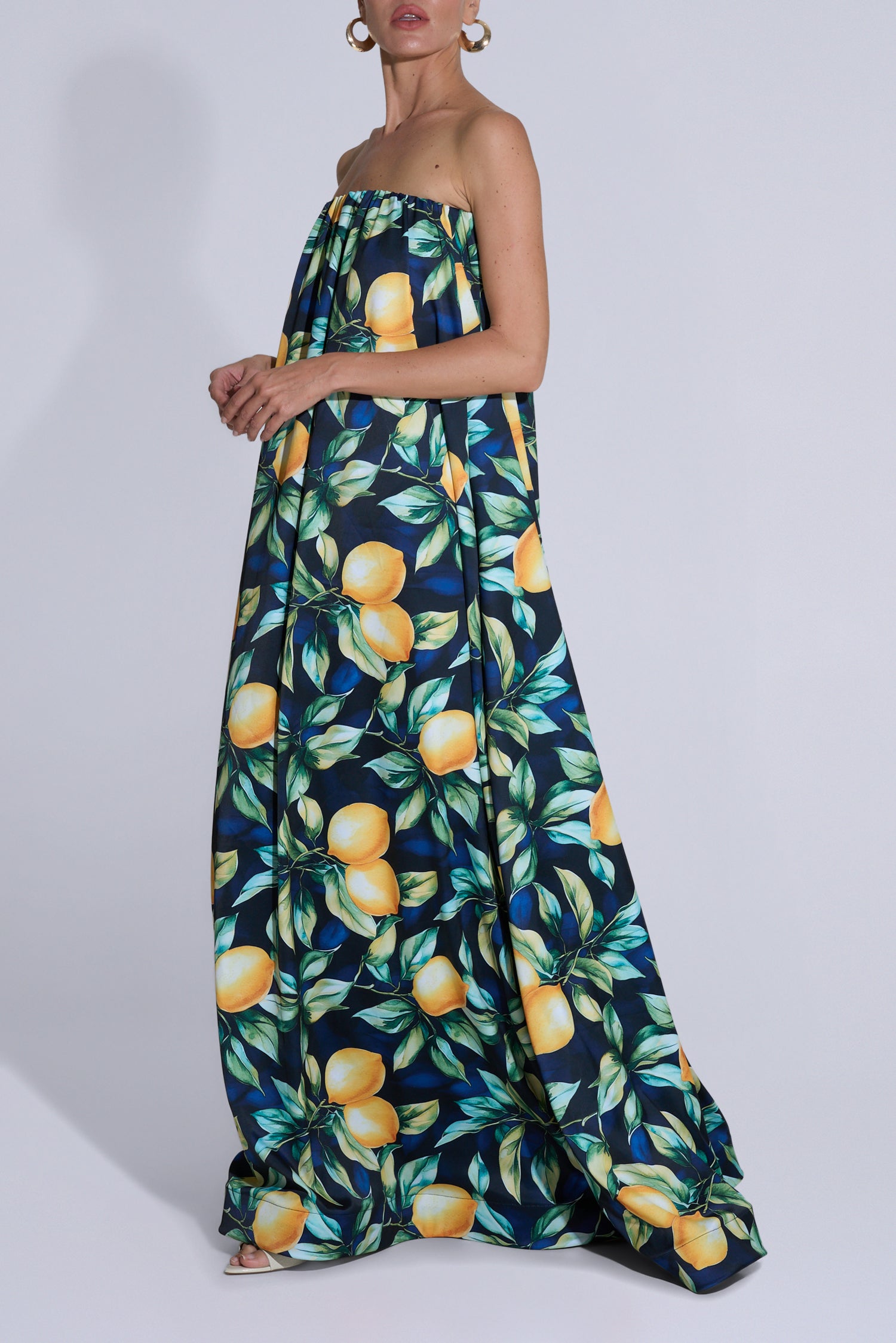 Costiera Dress - Navy Limone