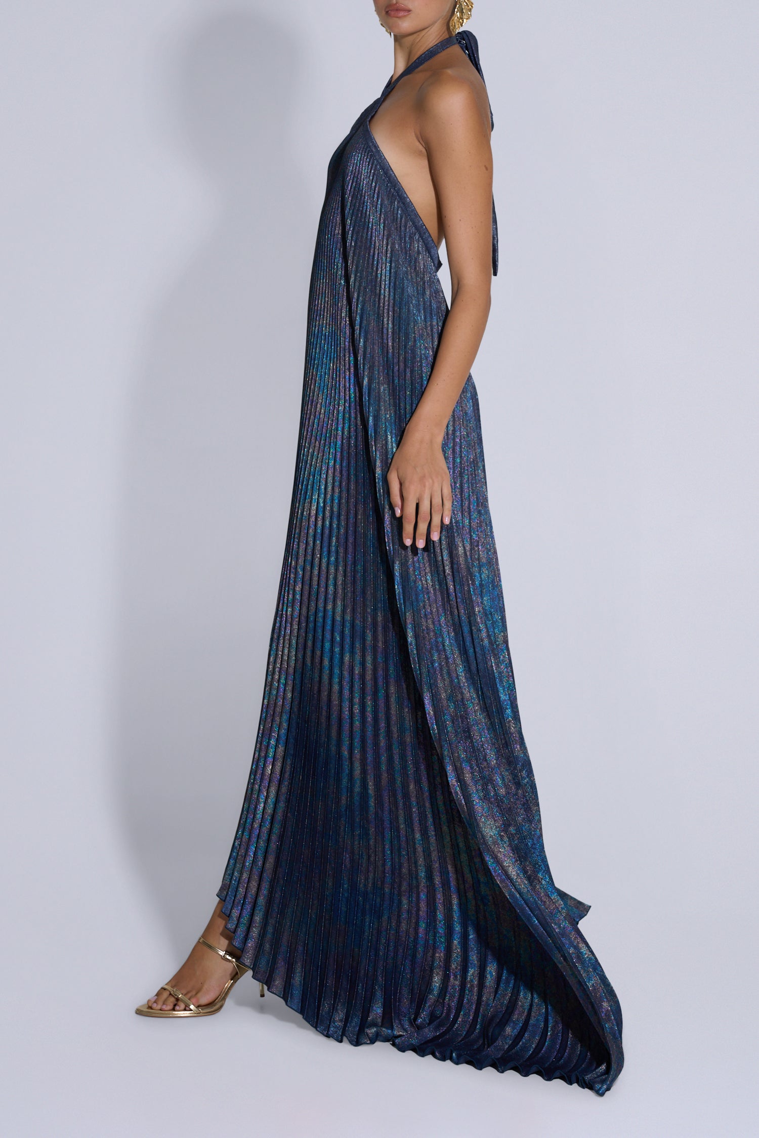 Deesse Gown - Navy Galaxy