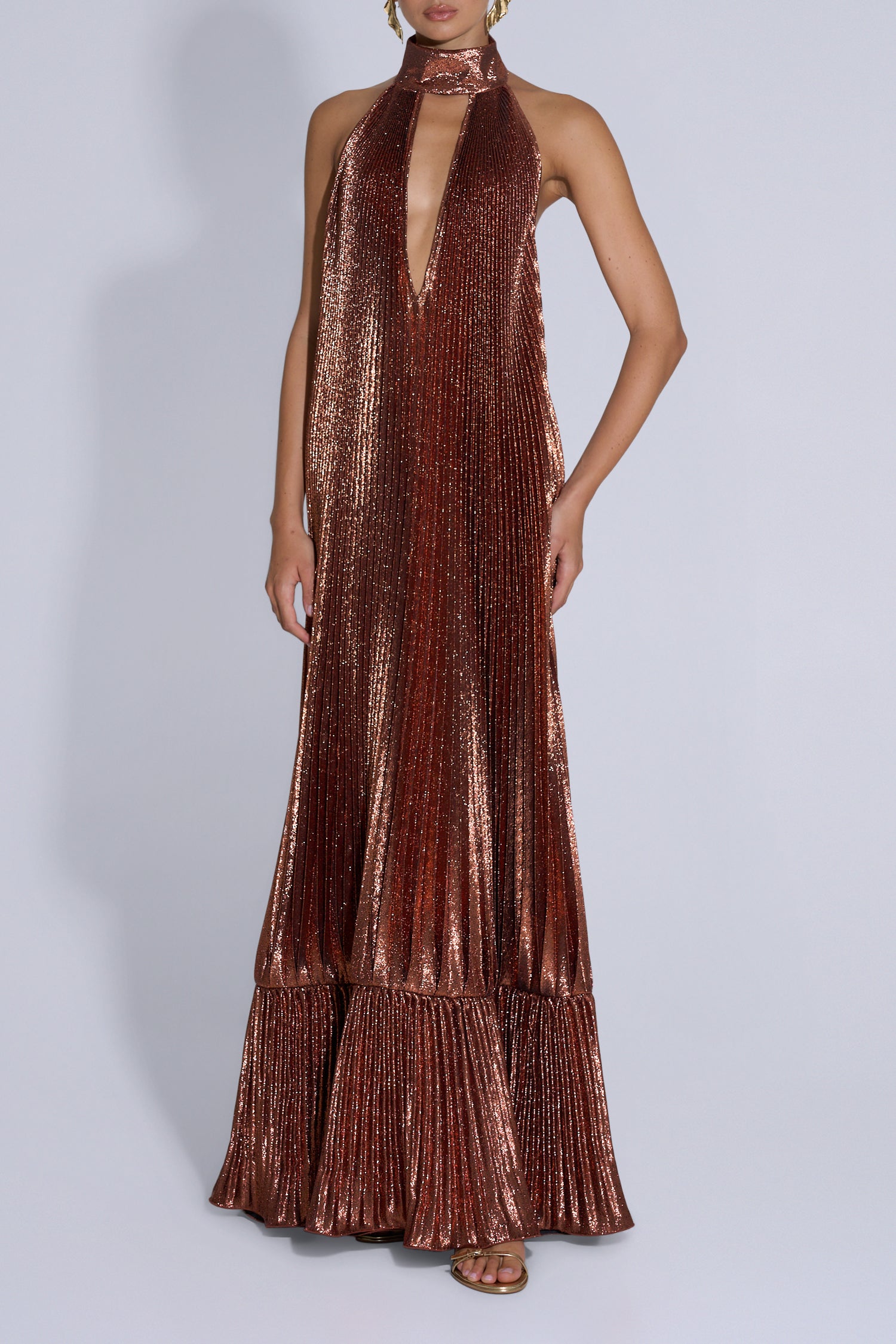 L'IDEE | WOMEN Libertie Gown | Bronze Glitter, 6 L'IDEE | WOMEN Libertie Gown | Bronze Glitter, 6