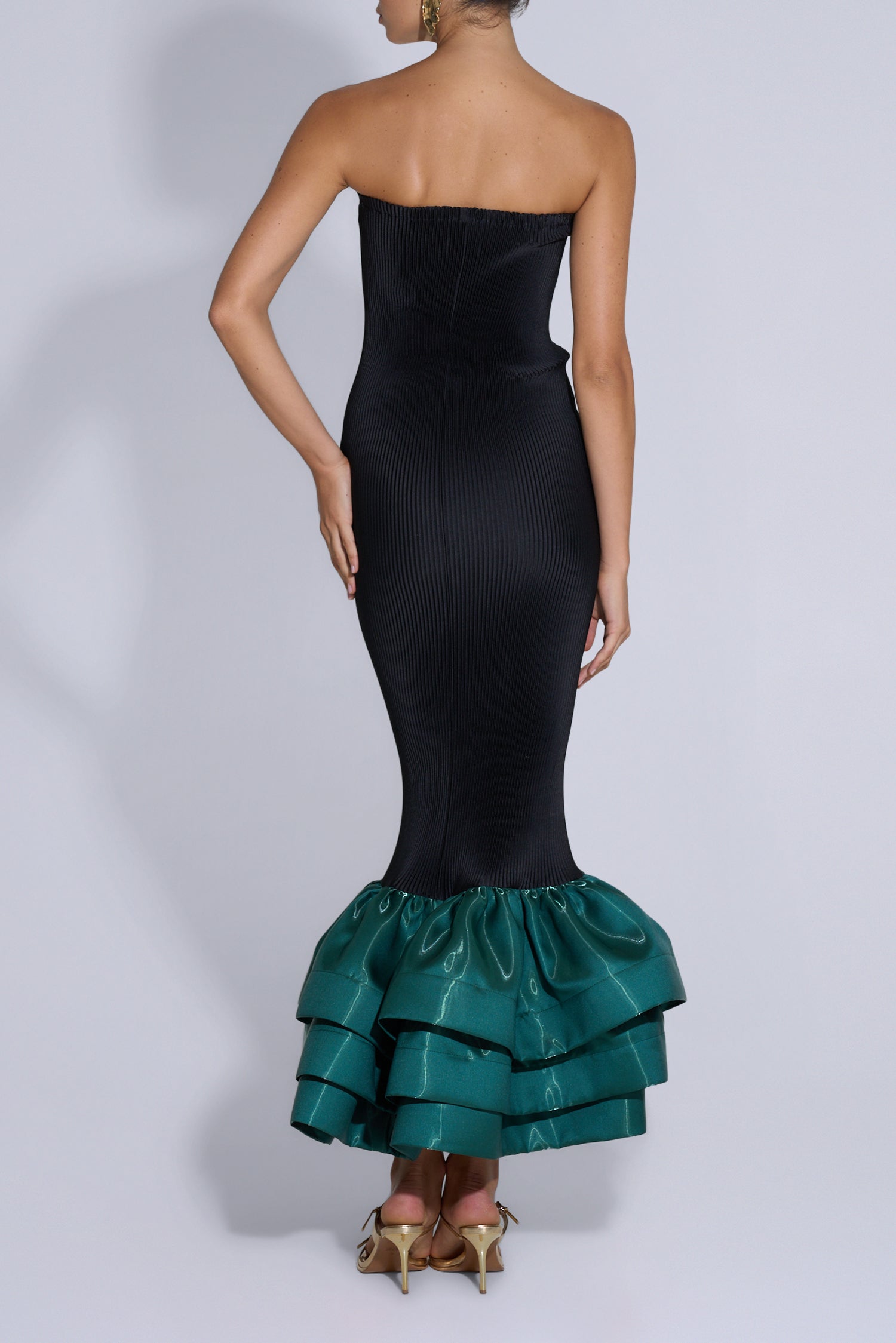 Ramblas Dress - Pine Gloss