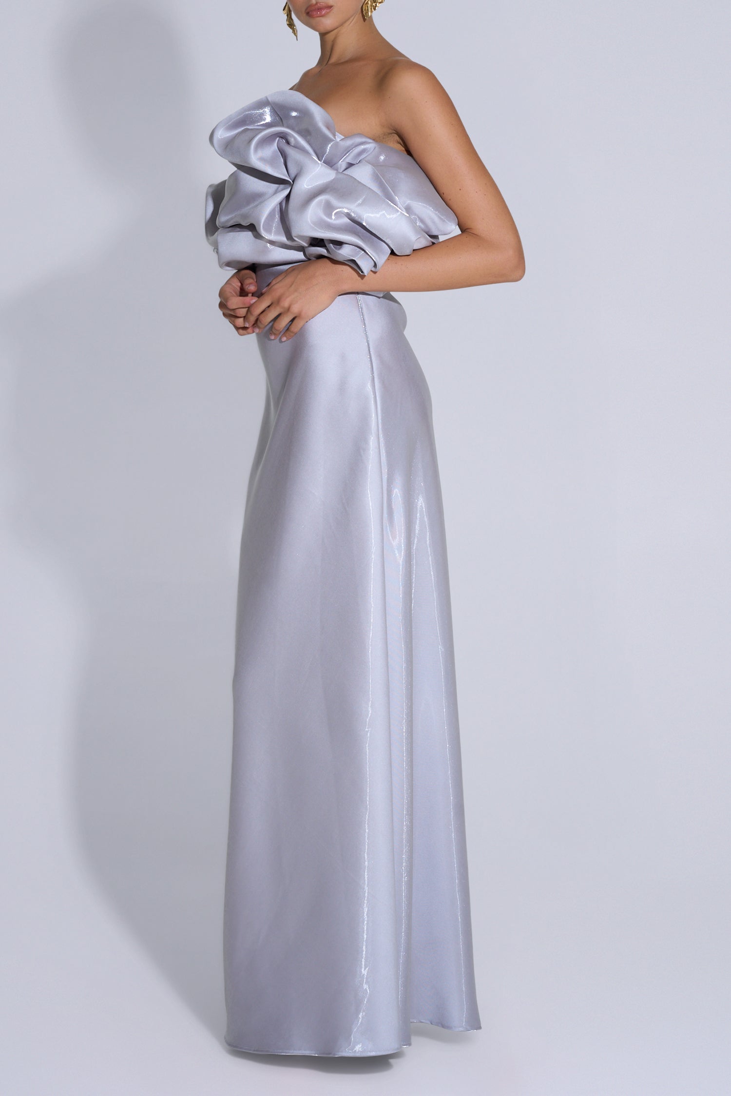 York Skirt - Silver Gloss