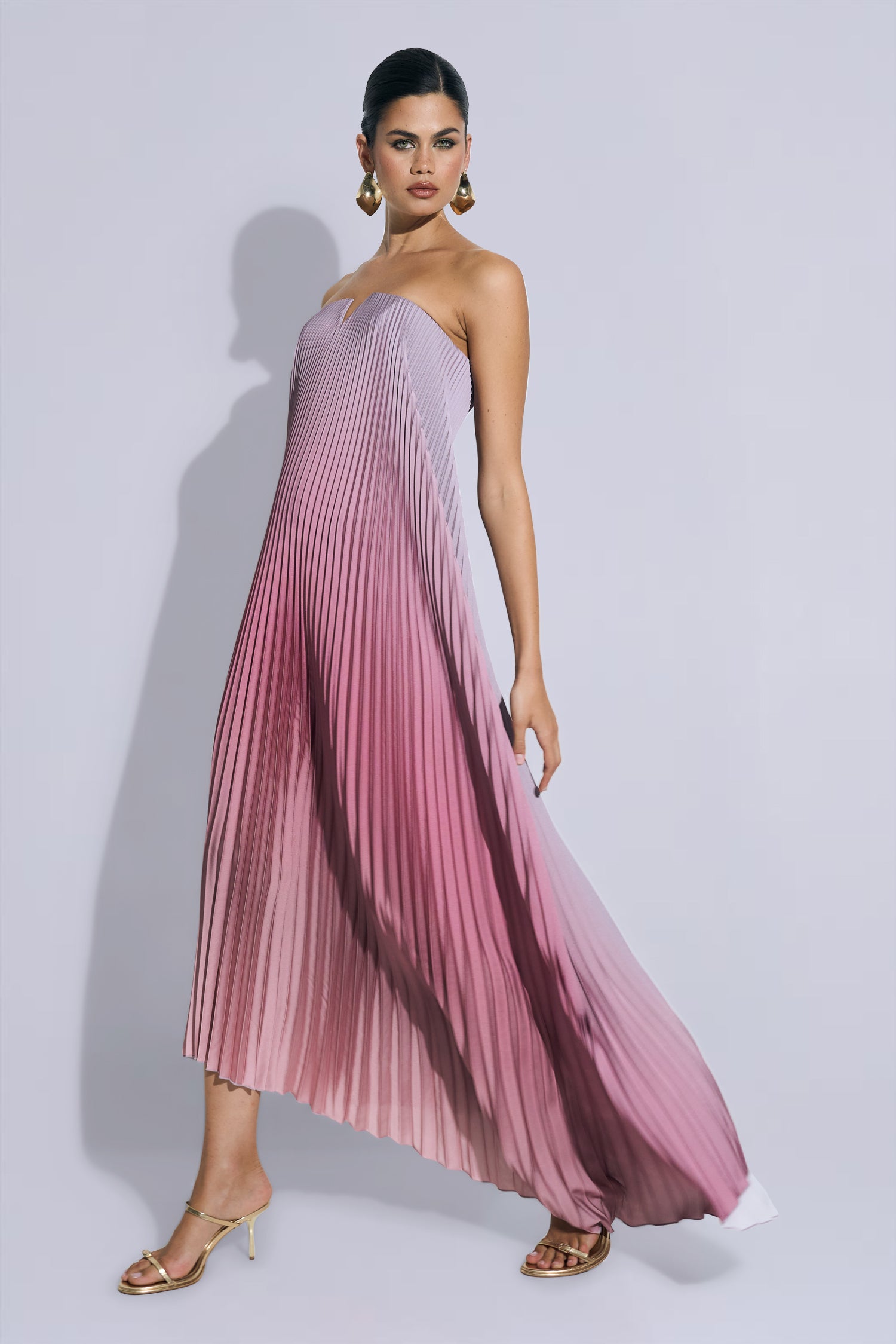Black Tie Gown - Mauve Ombre