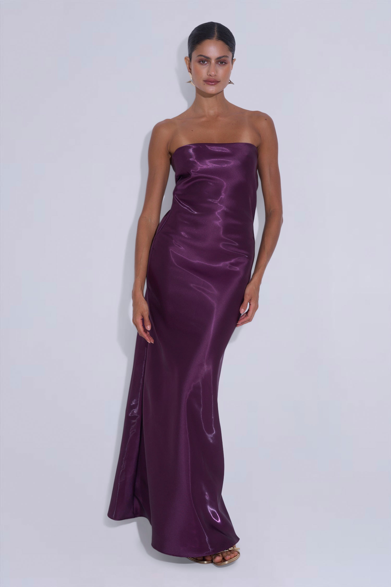 York Dress - Plum Gloss