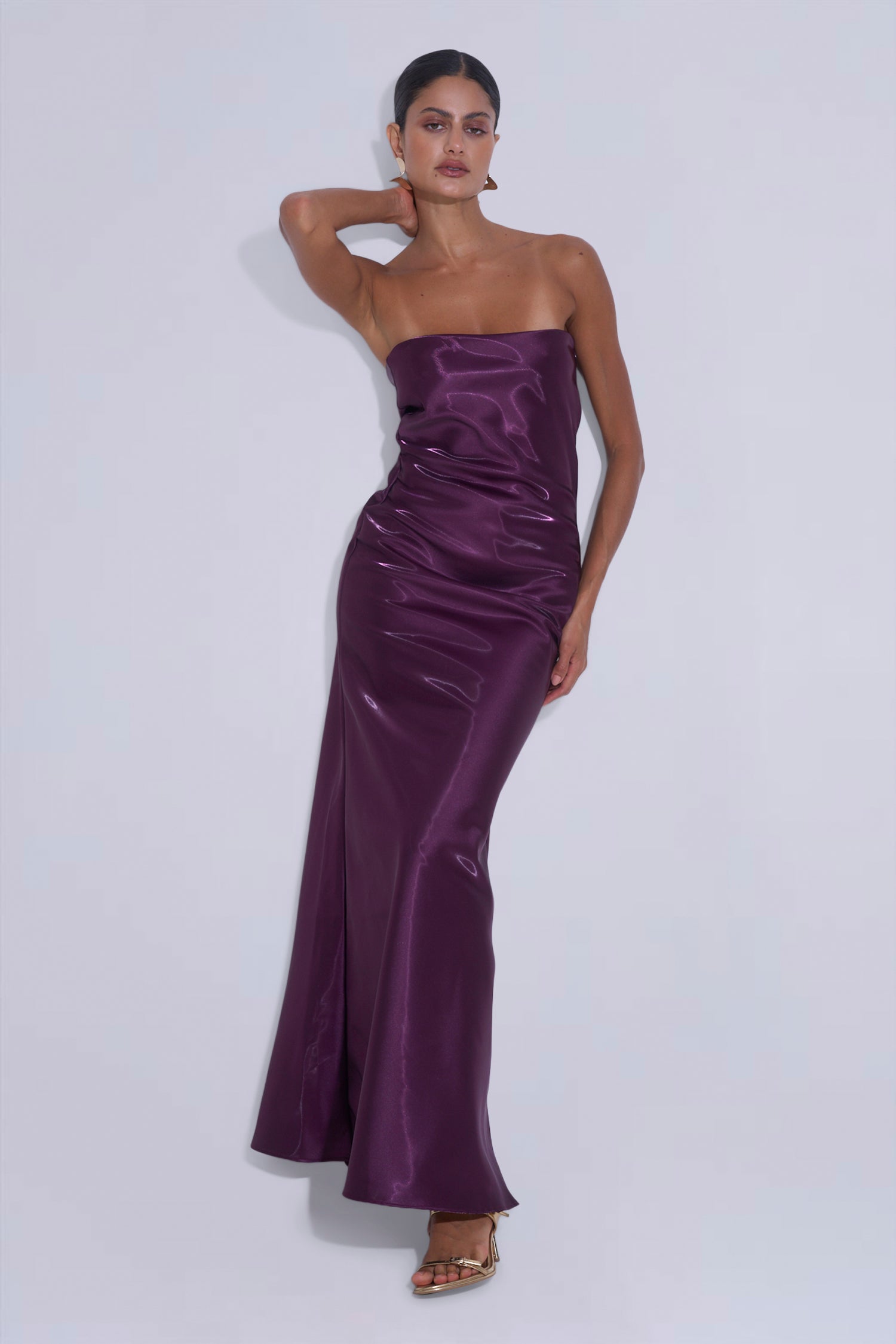 York Dress - Plum Gloss