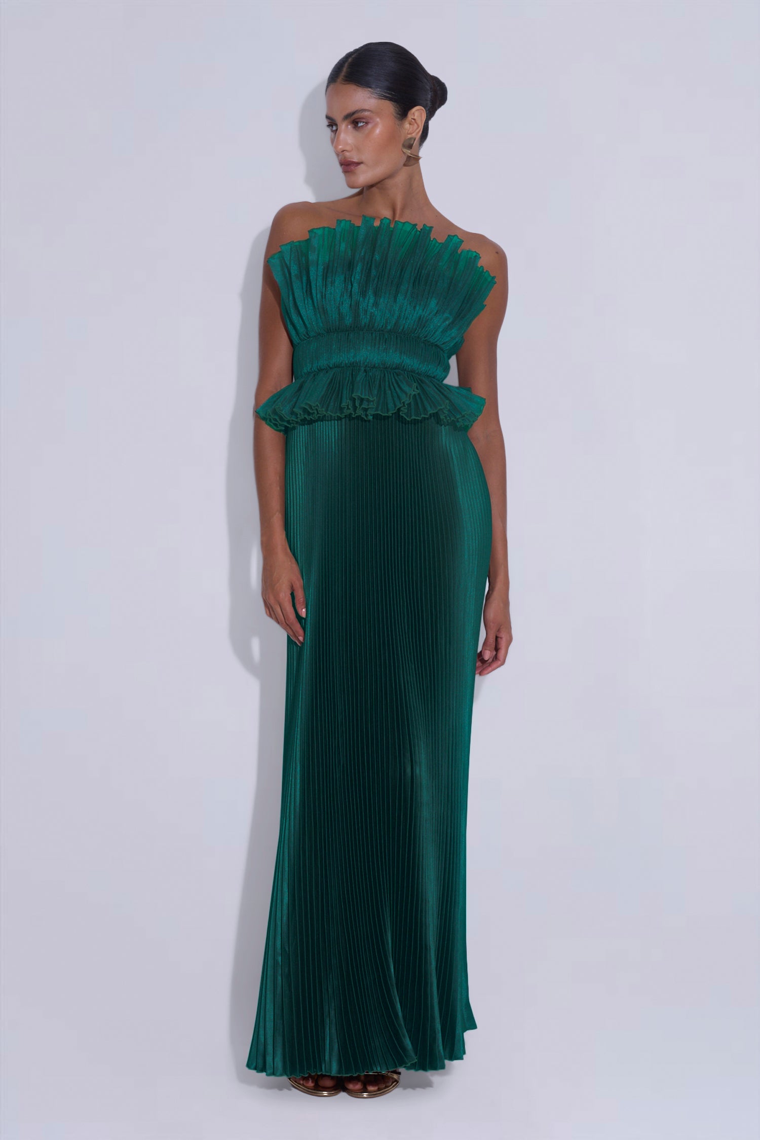 Masquerade Gown - Pine