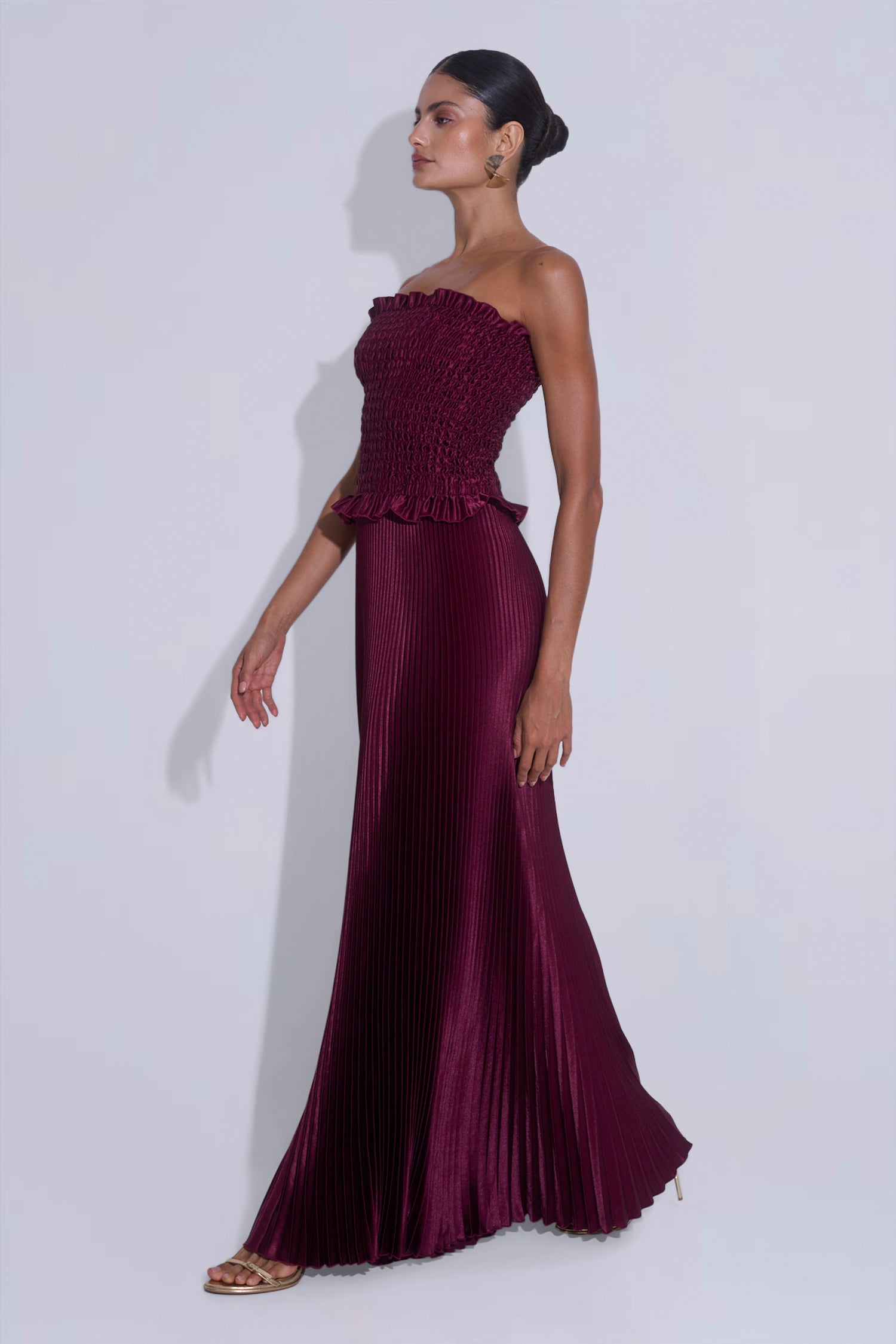 Maya Gown - Wine