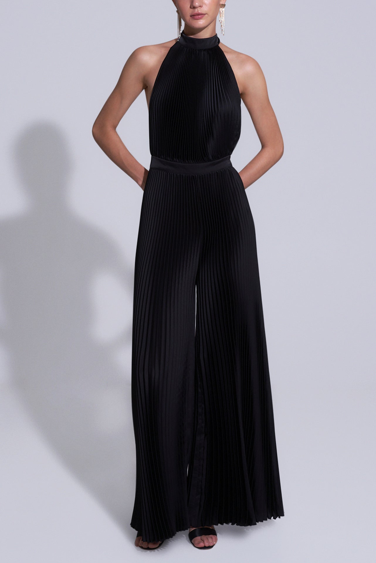 Low Back Cinema Jumpsuit - Noir