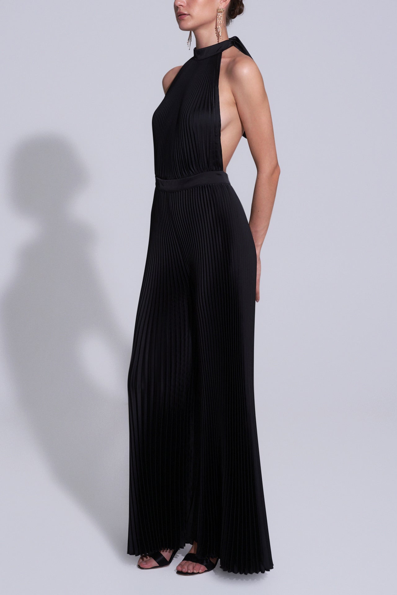 Low Back Cinema Jumpsuit - Noir