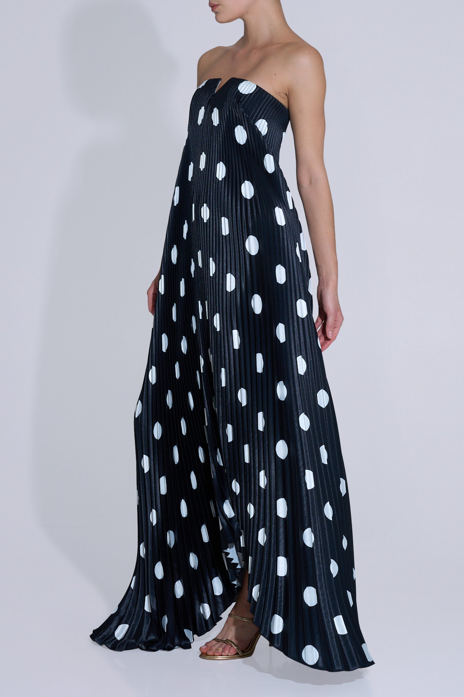 Black Tie Gown - Polka Noir