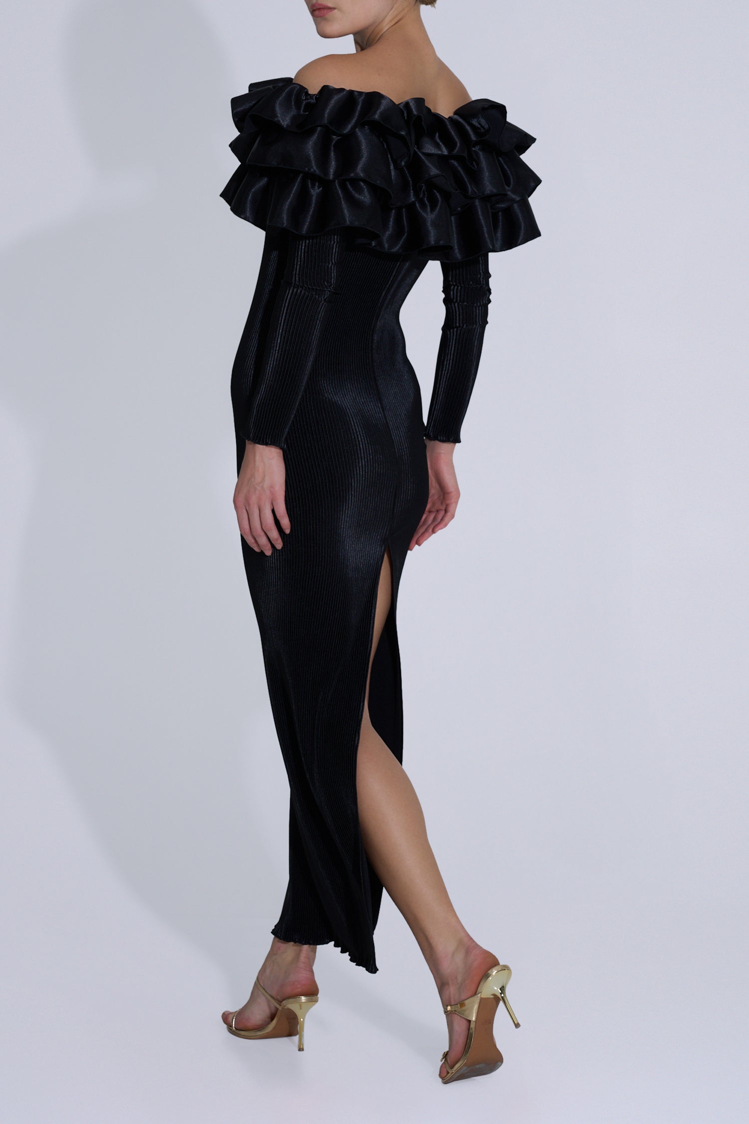 Paris Sleeved Tube Dress - Noir