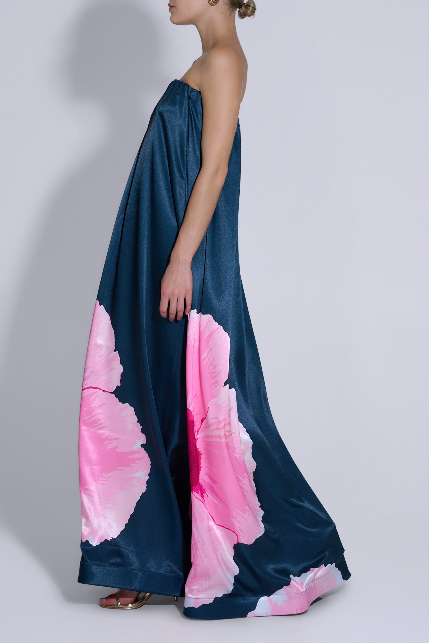 Costiera Dress - Hibiscus Midnight