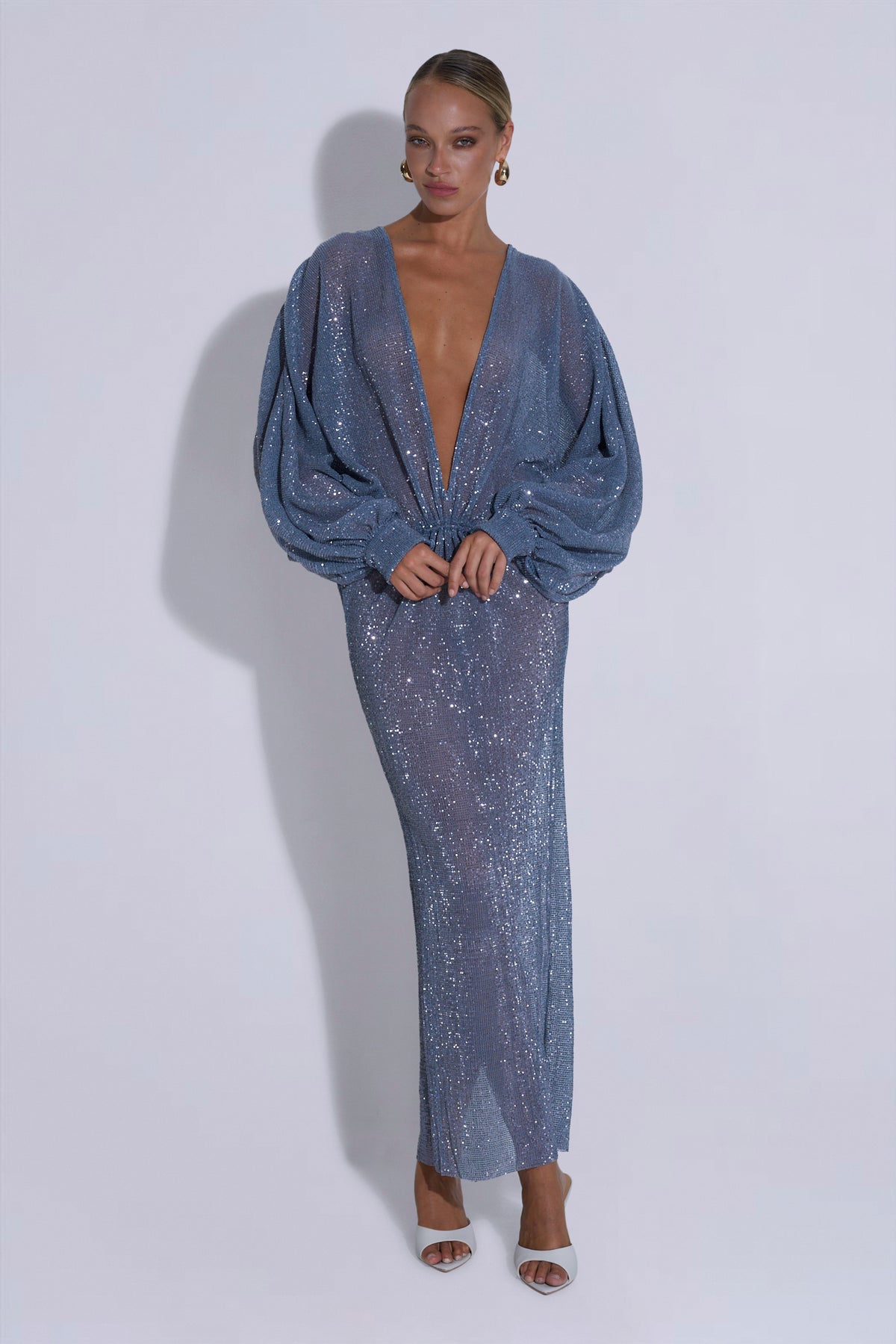 Experimental Gown - Steel Sequin
