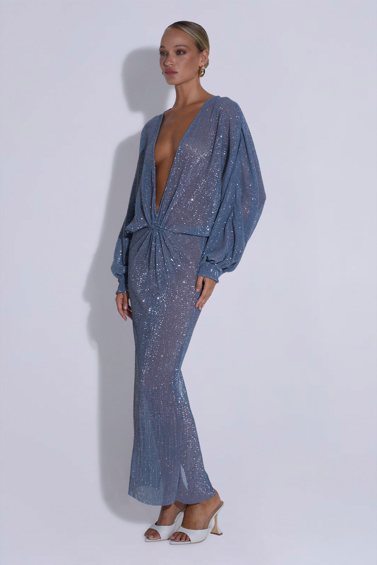 Experimental Gown - Steel Sequin