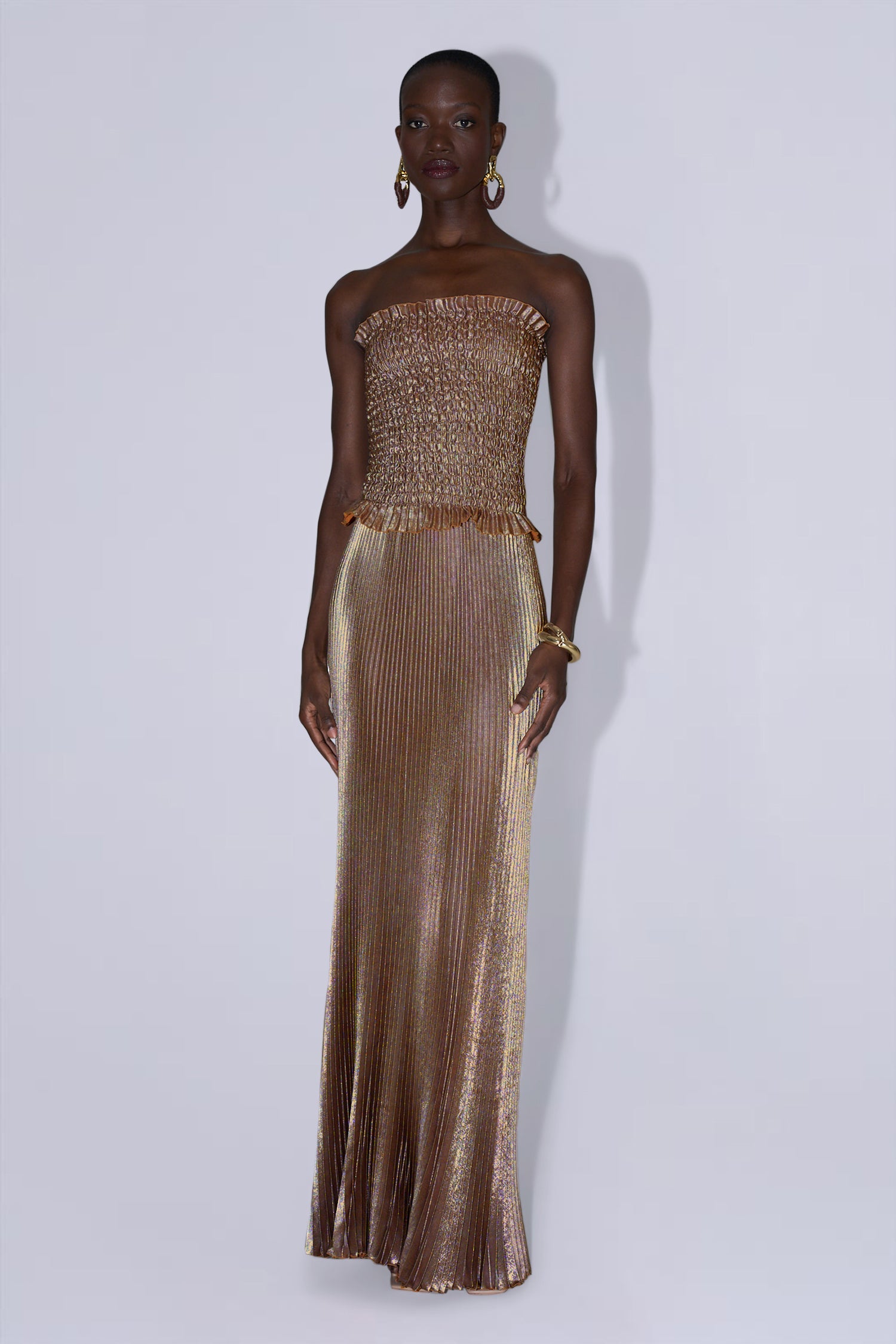 Maya Gown - Suede Shimmer