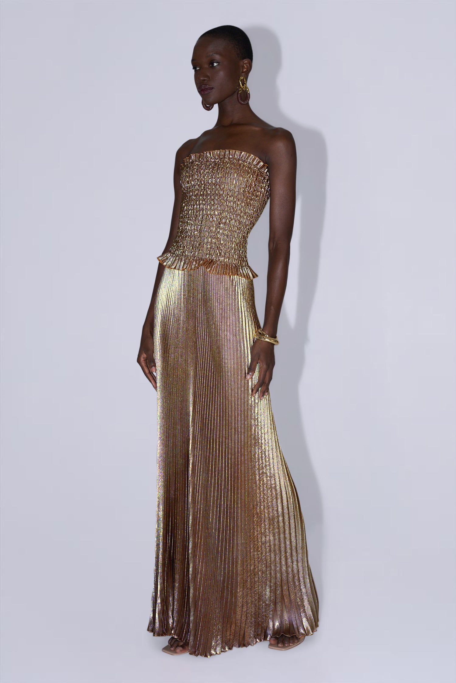 Maya Gown - Suede Shimmer