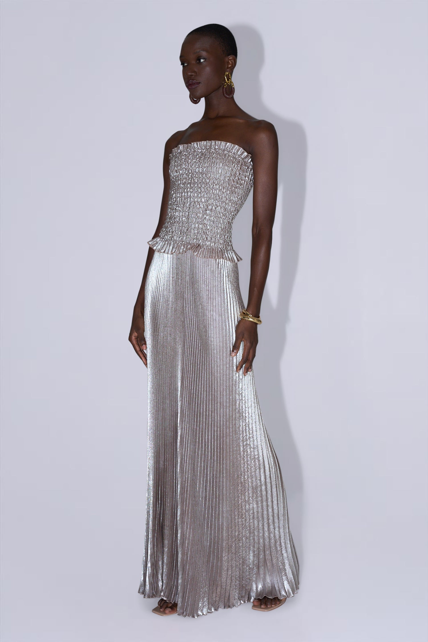 Maya Gown - Suede Shimmer