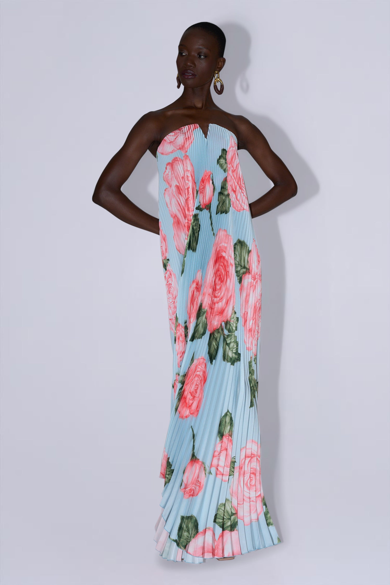 Black Tie Gown - Rose Garden