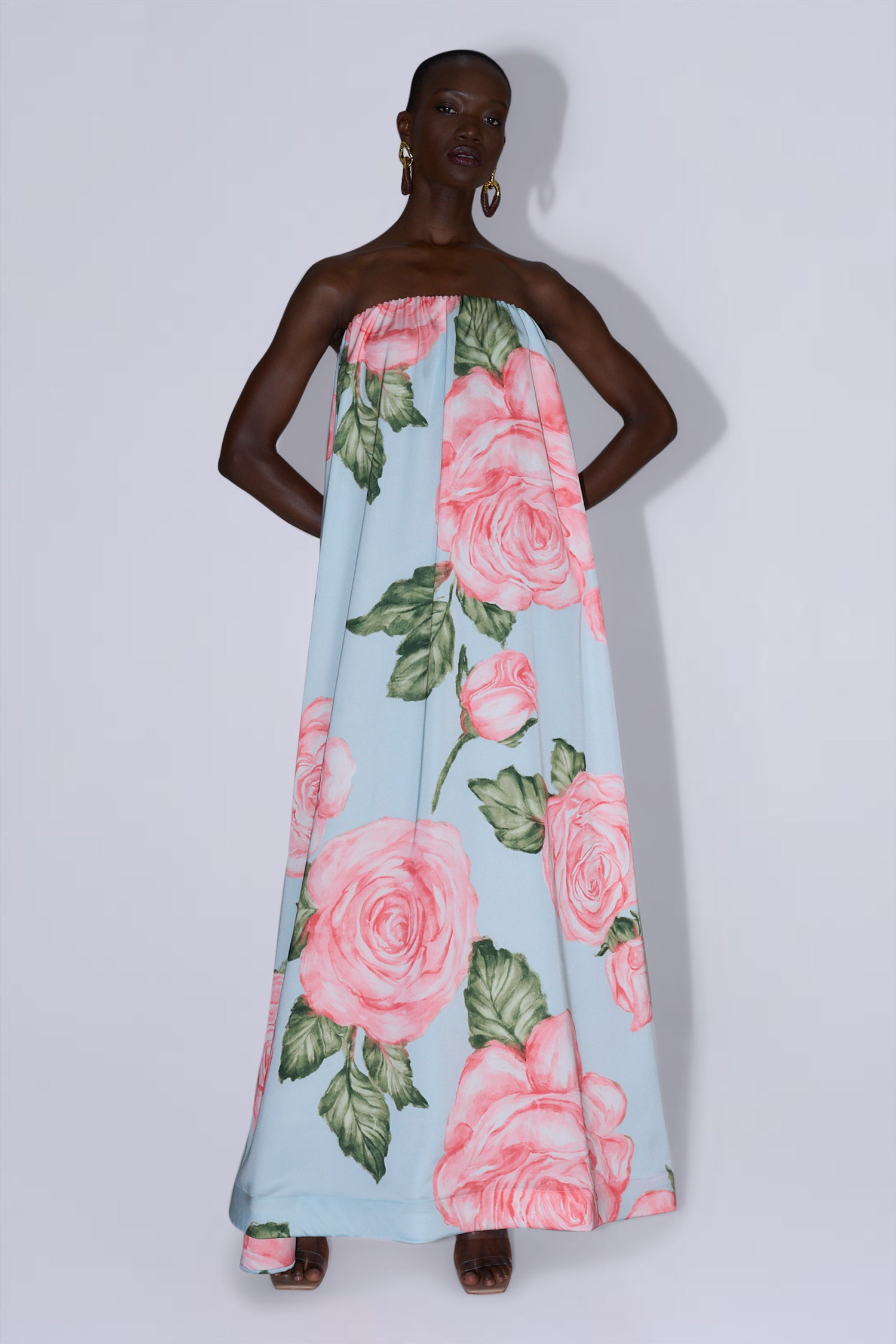 Costiera Dress - Rose Garden