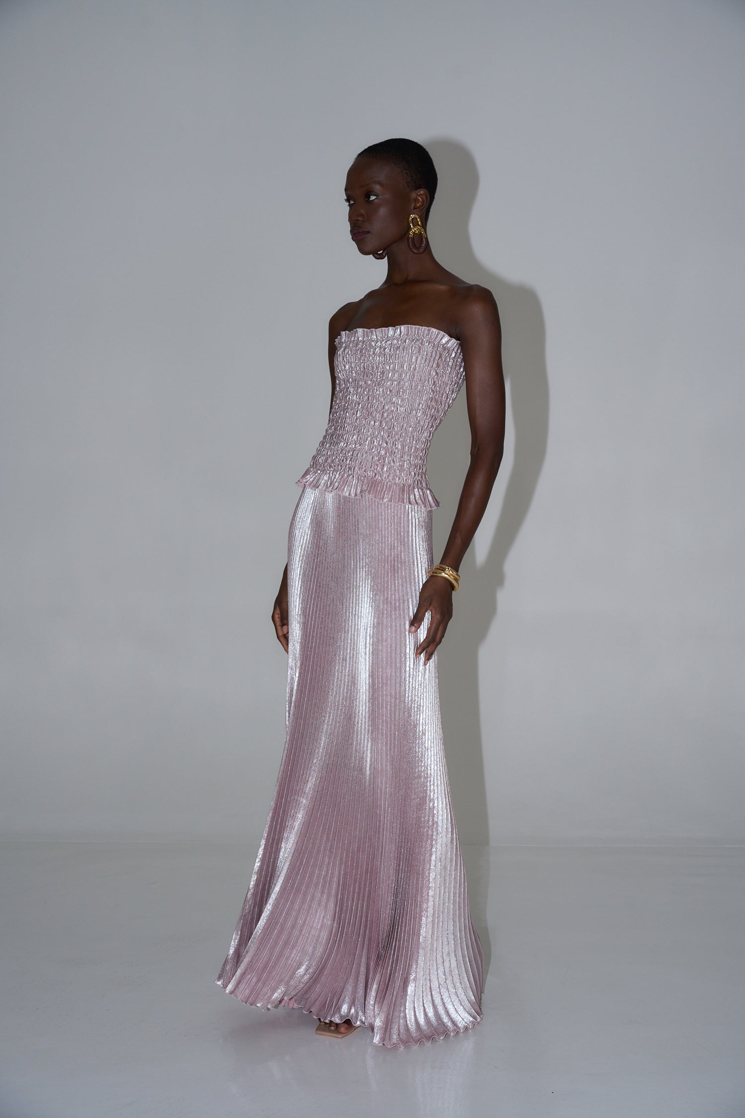 Maya Gown - Dusty Shimmer