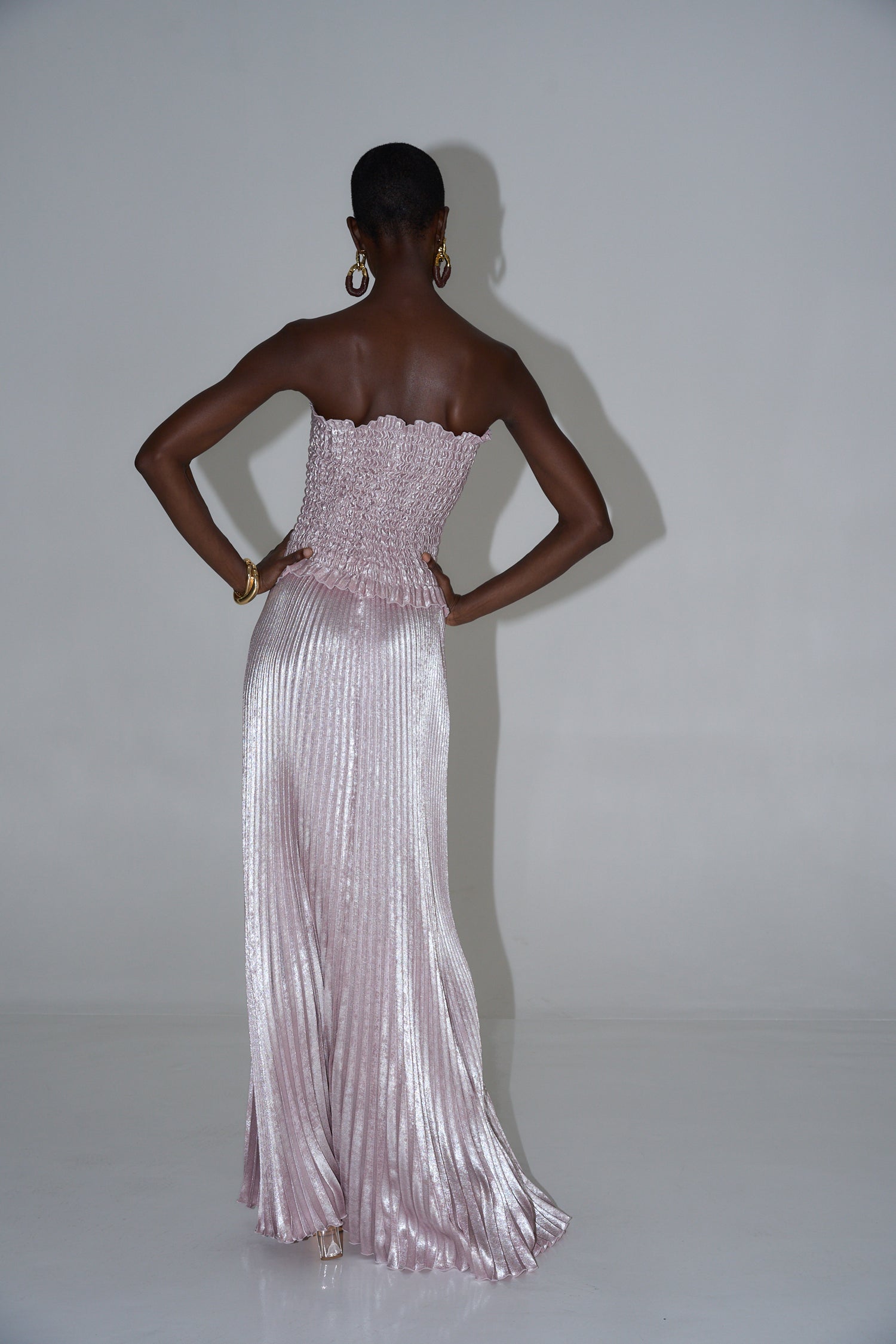 Maya Gown - Dusty Shimmer