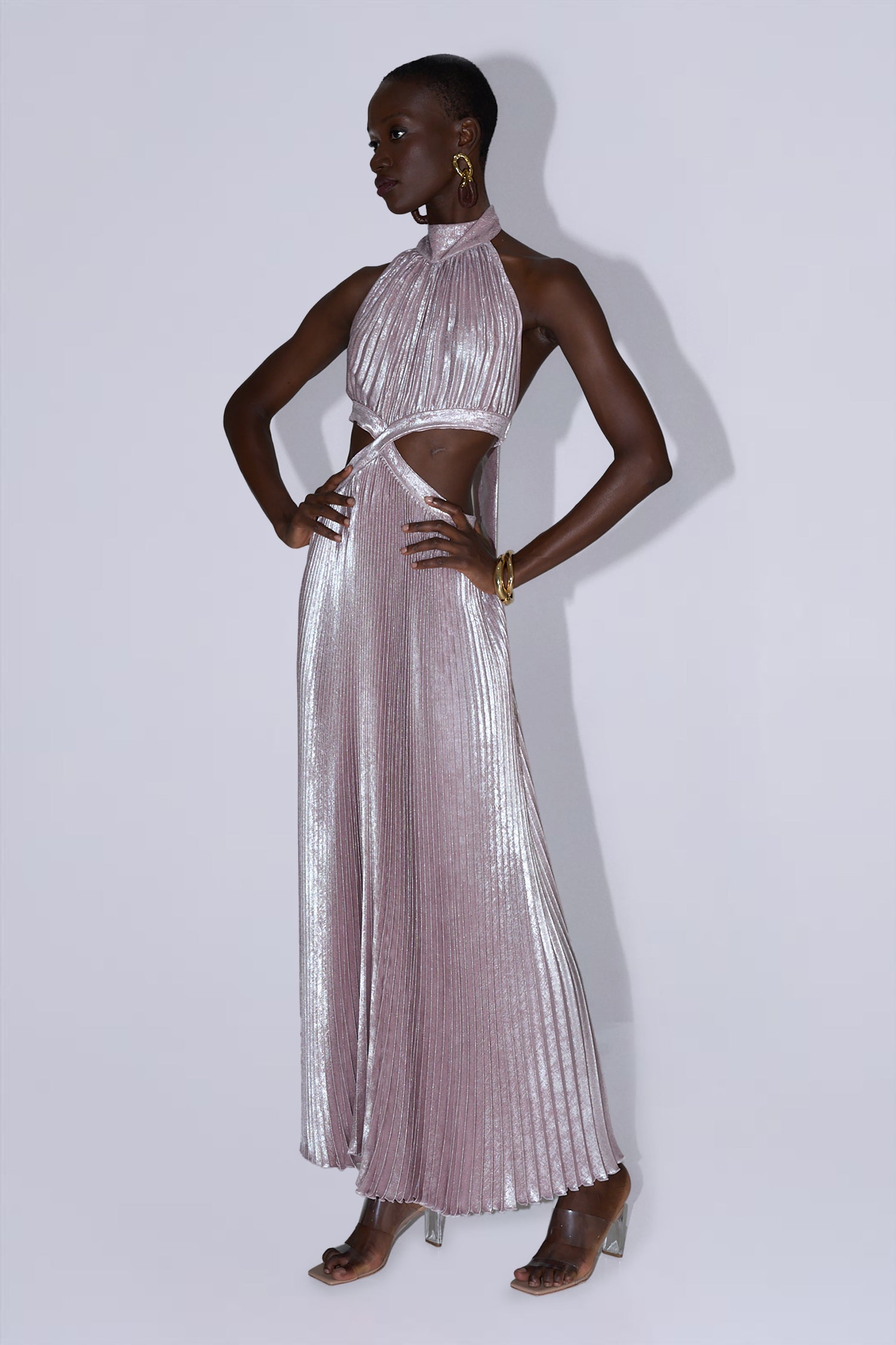 Cleopatra Gown - Dusty Shimmer