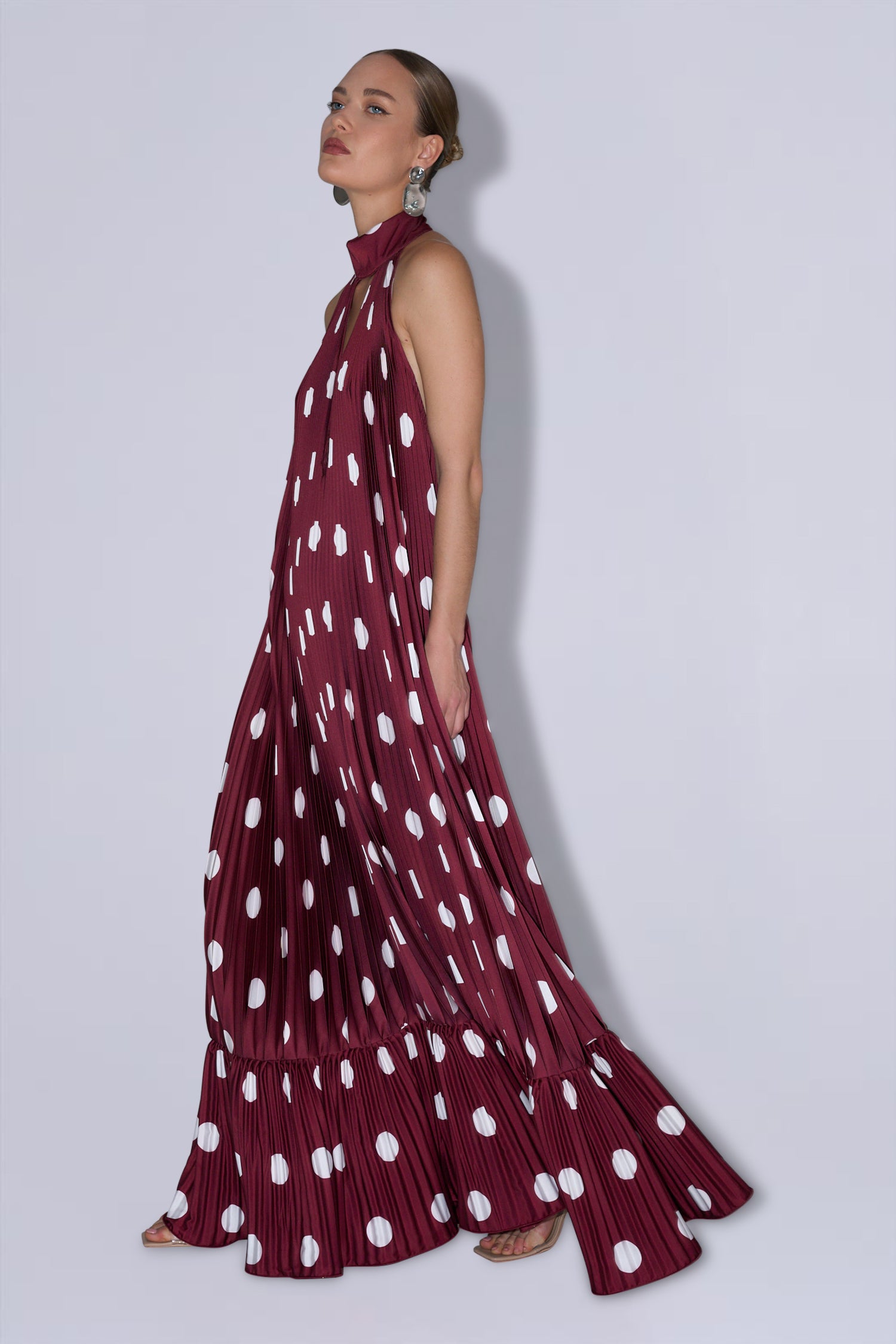 Libertie Gown - Polka Wine