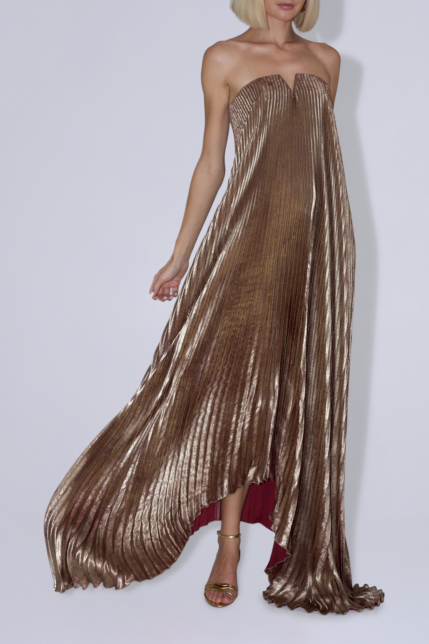 Black Tie Gown - Ruby Shimmer