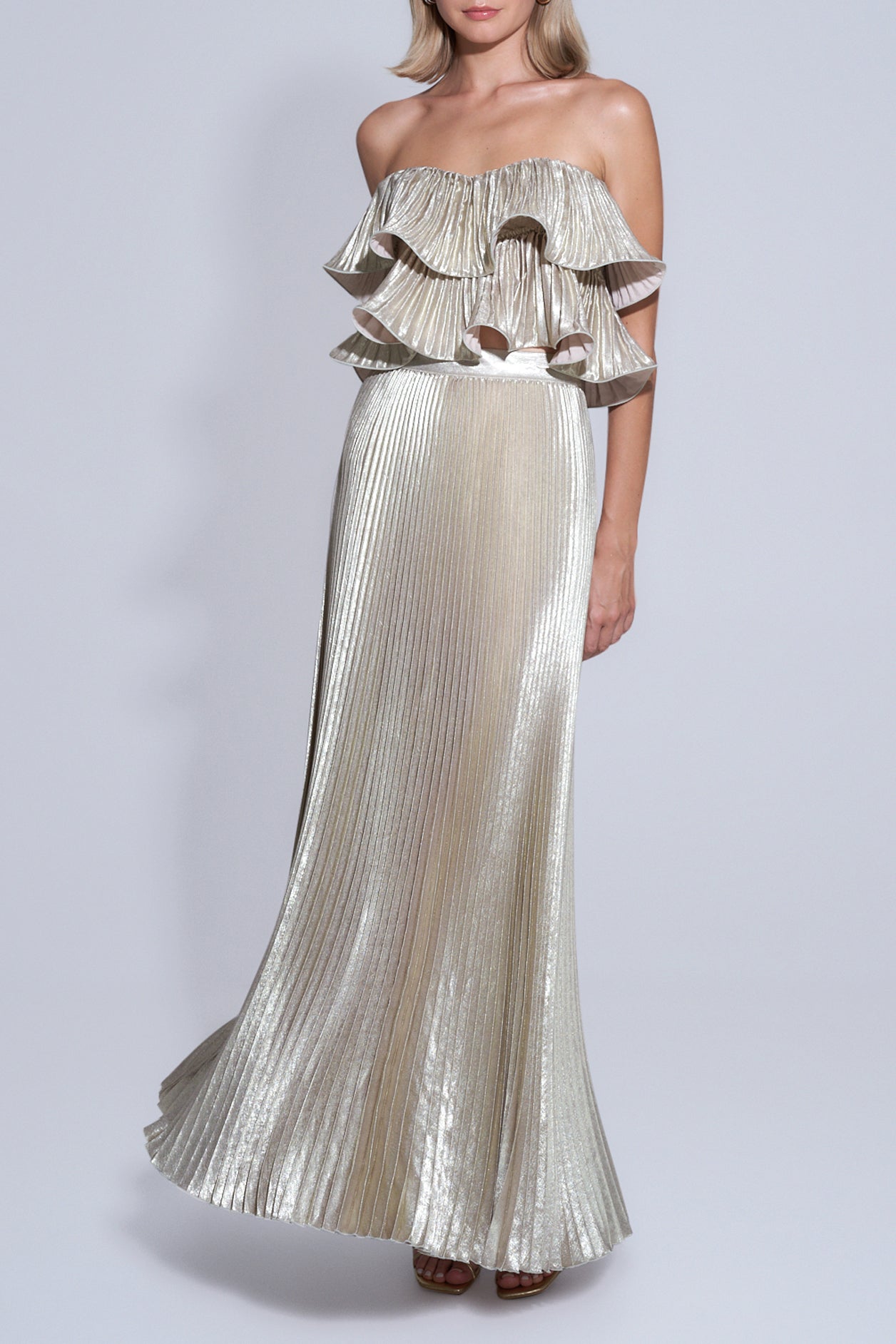 Romance Top - Gold Shimmer