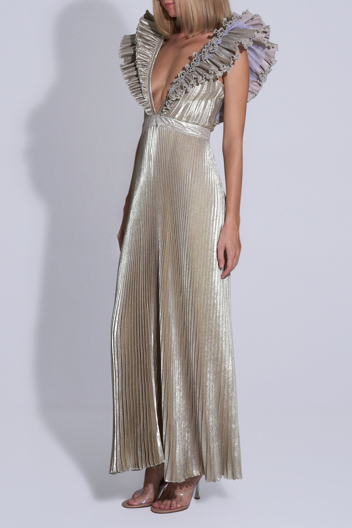 Tuileries Gown - Gold Shimmer