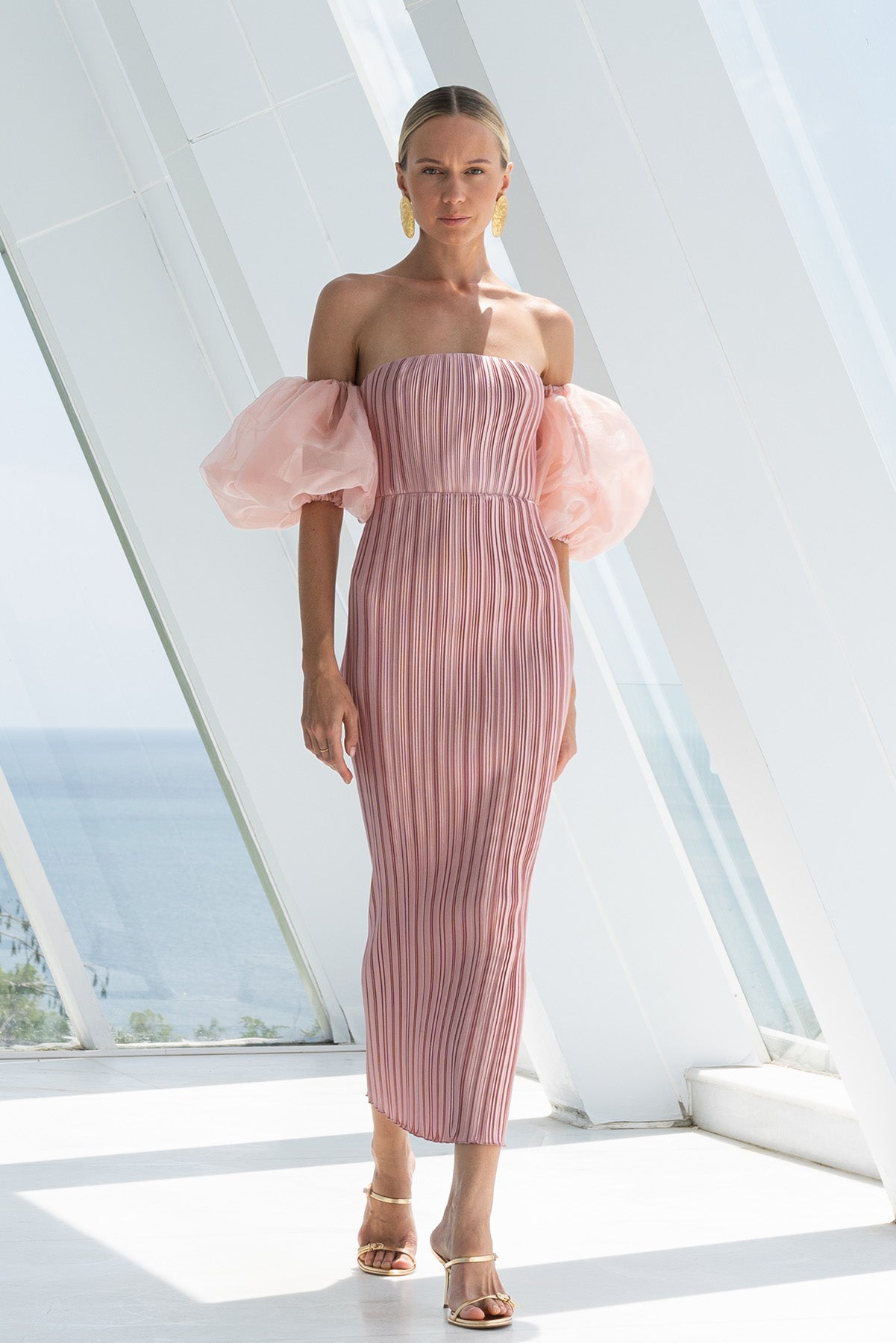 Gatsby Organza Dress - Parfait
