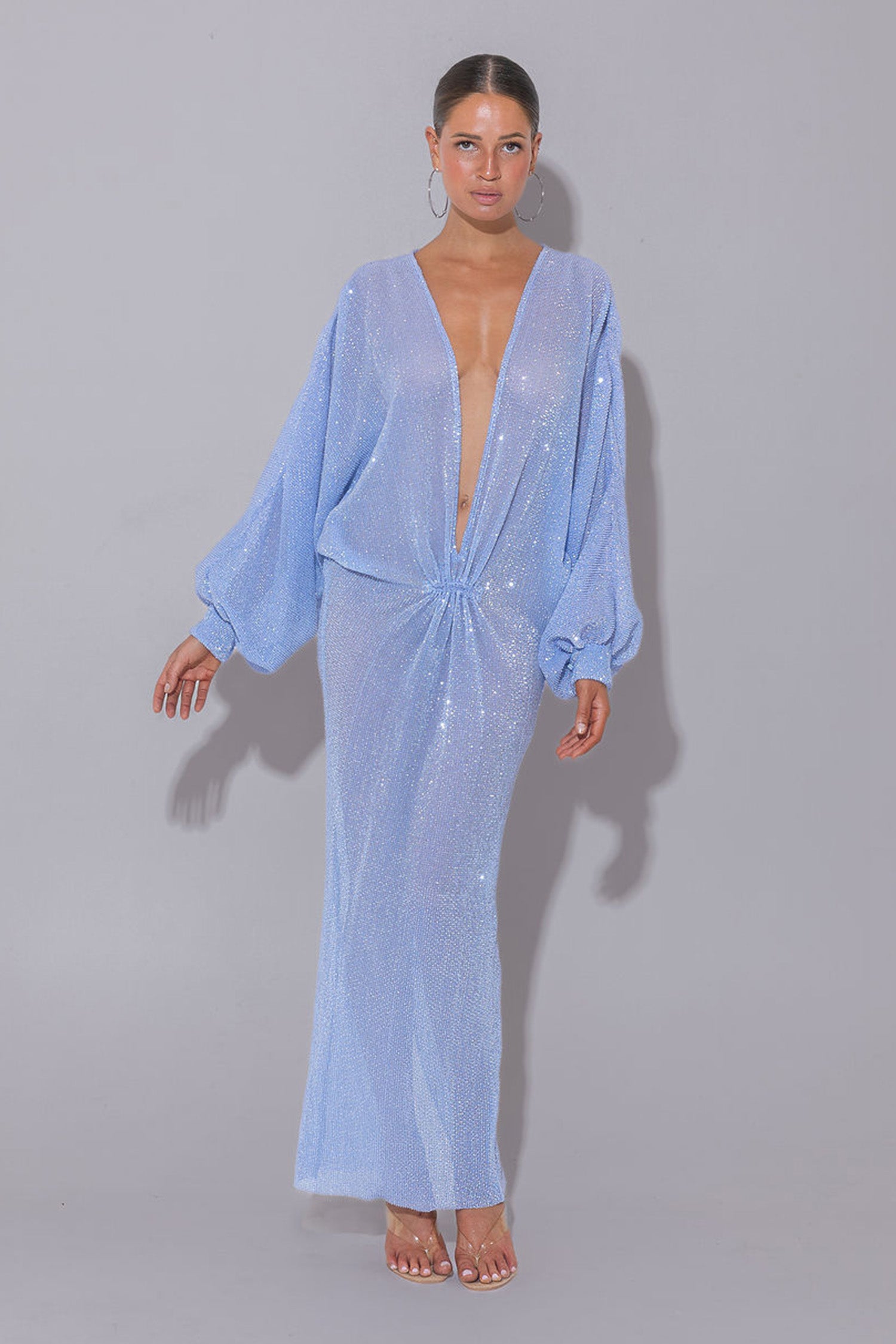 Experimental Gown - Sapphire Sequin