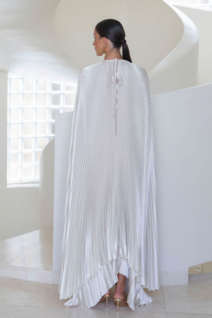 Boheme Cape Gown - Champagne