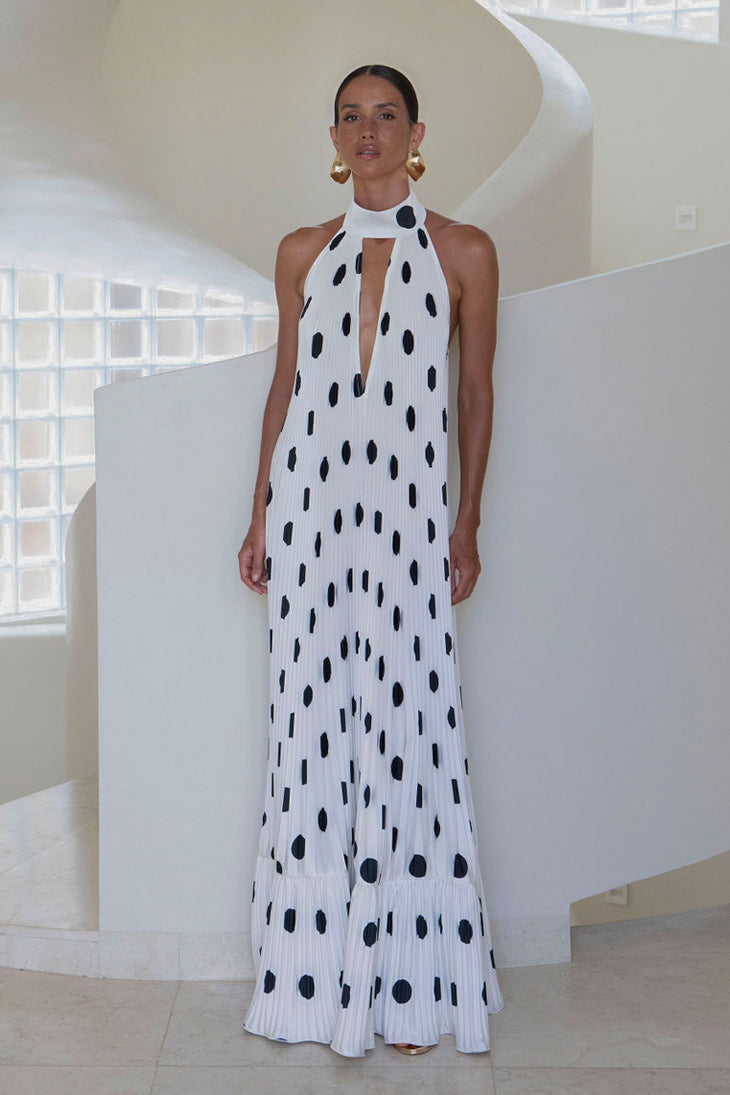 Libertie Gown - Polka Blanc