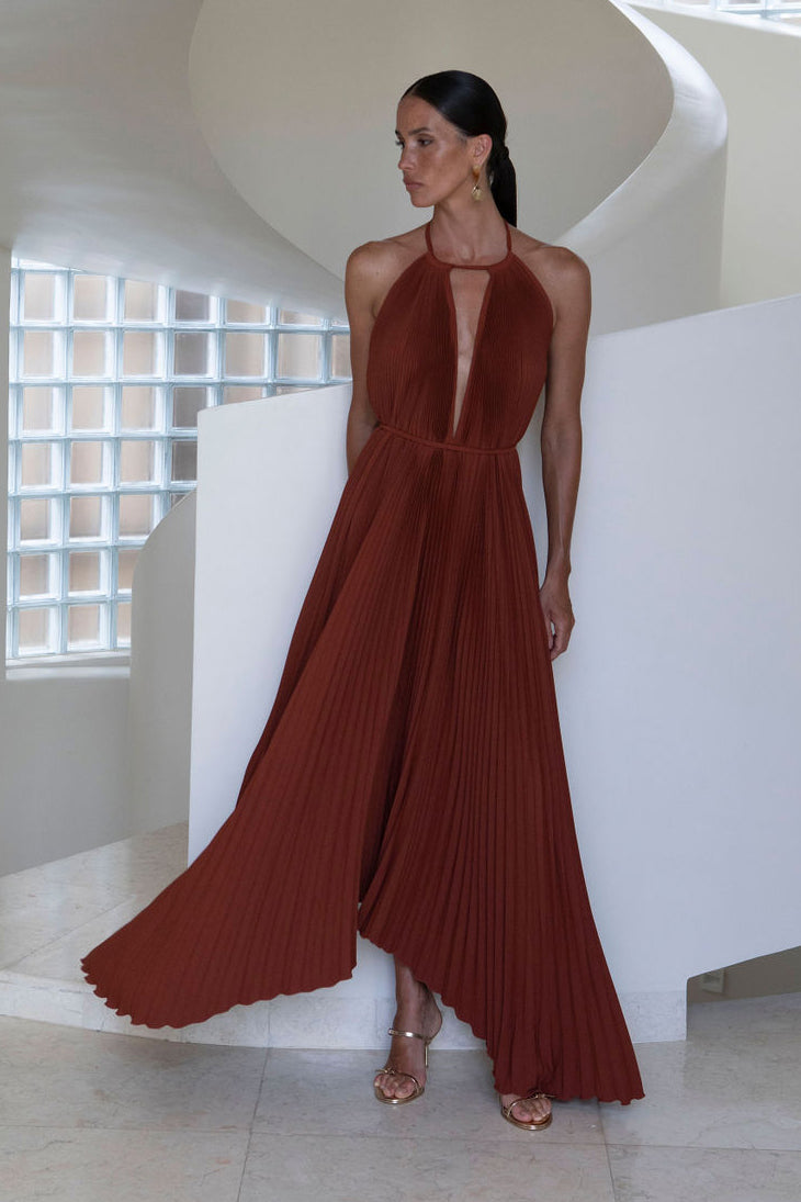 Boheme Gown - Terracotta