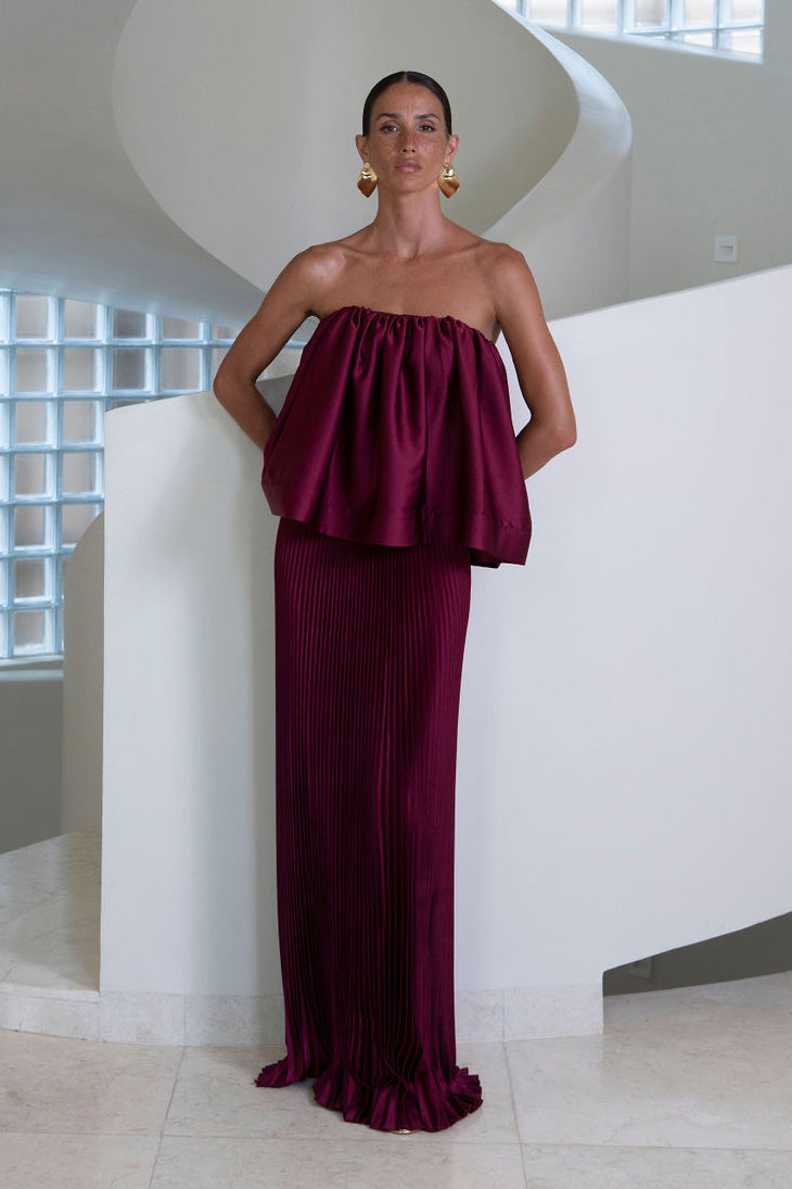 Gala Skirt - Wine