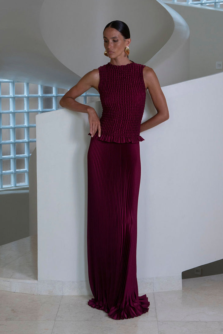 Bowery Gown - Wine