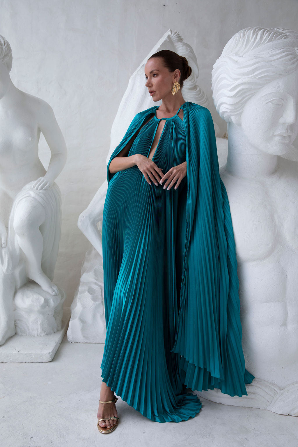 Boheme Cape Gown - Jewel