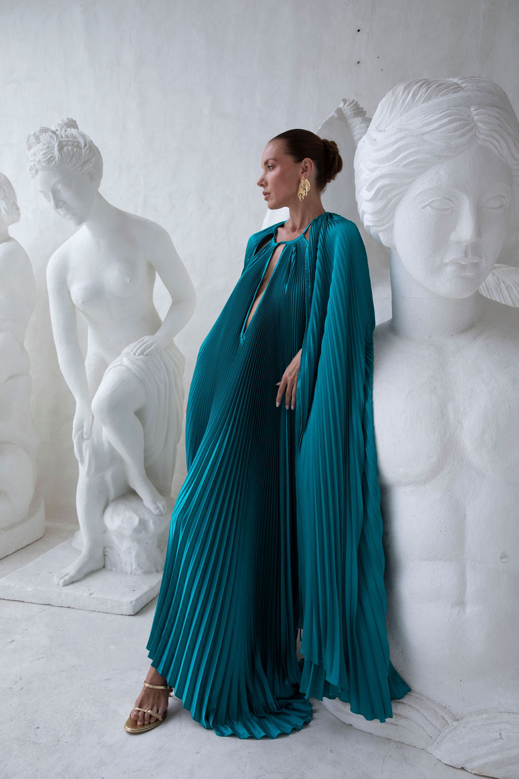 Boheme Cape Gown - Jewel