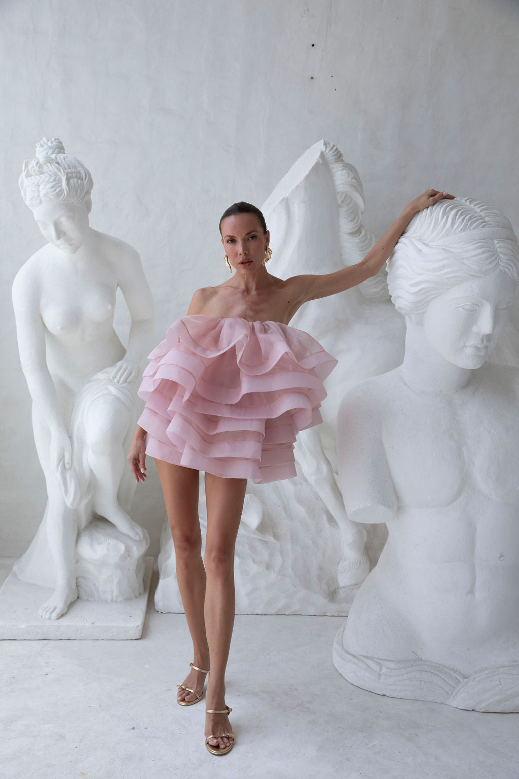 Mayfair Mini - Blush Organza