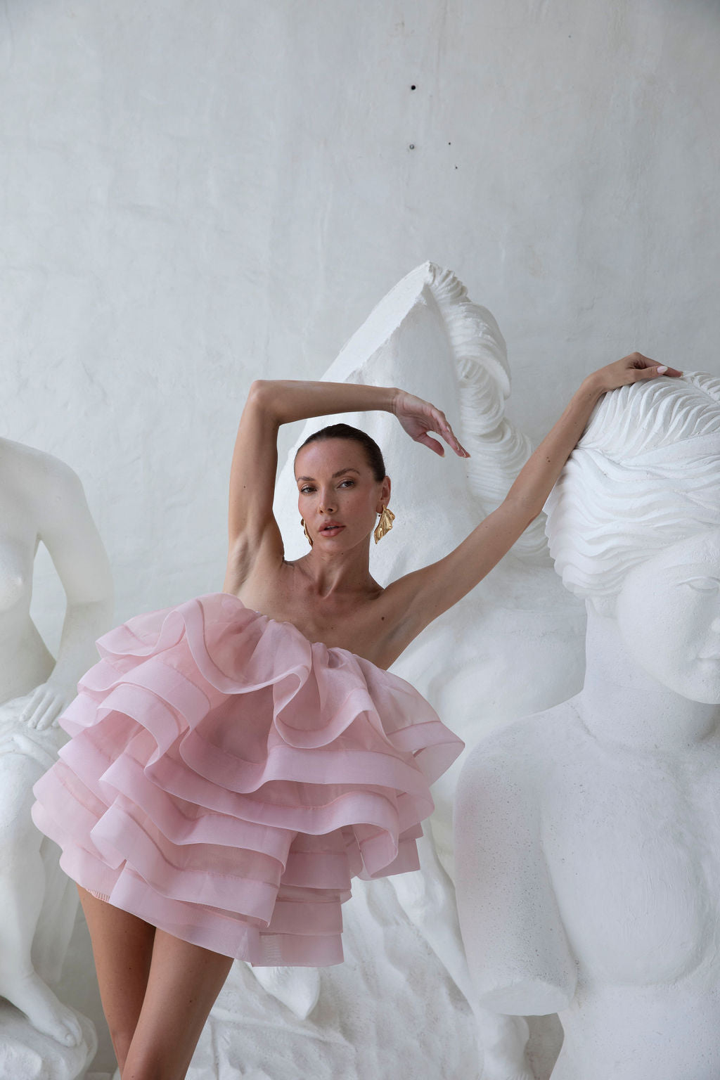 Mayfair Mini - Blush Organza