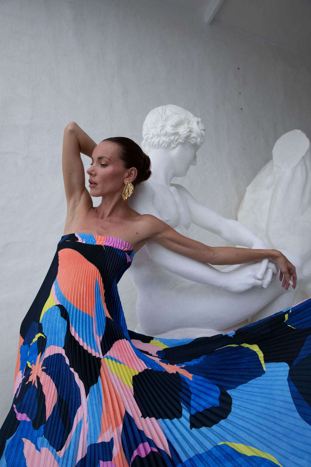 Bisous Strapless Gown - Noir Calypso