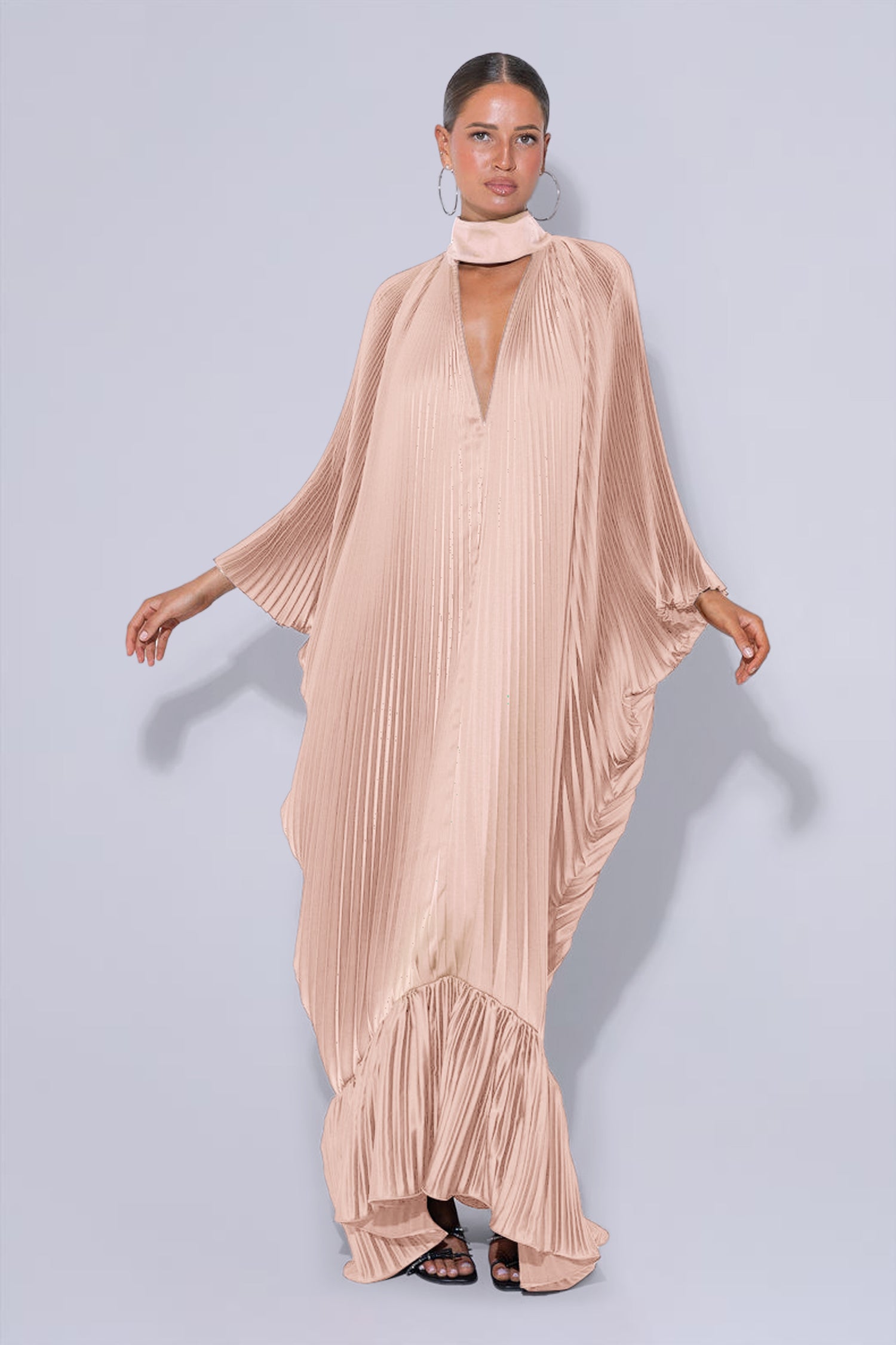 Empire Gown - Caramel