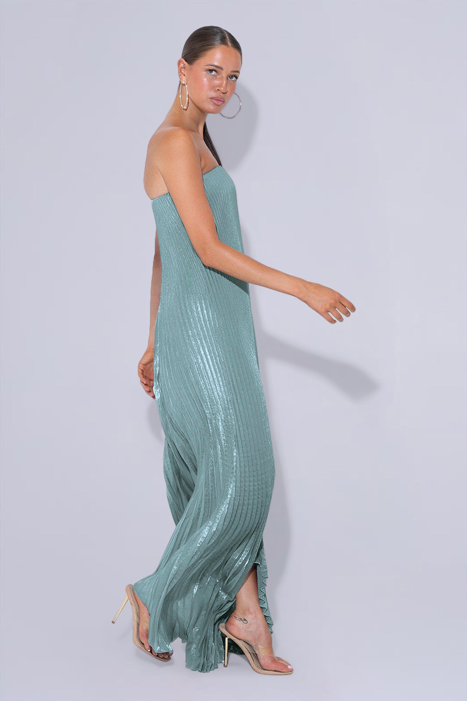 Black Tie Gown - Evergreen Shimmer