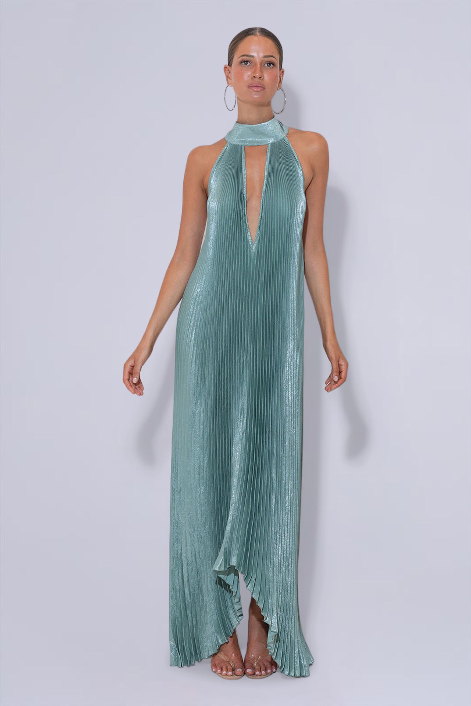 Opera Gown - Evergreen Shimmer